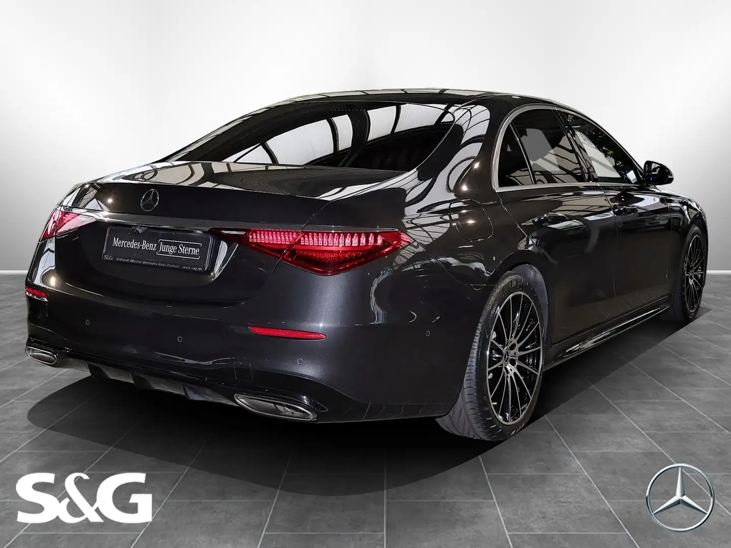 Mercedes-Benz S 450 4M AMG PANORAMA+DISTRONIC+HEADUP+BURMESTER Gris - 2