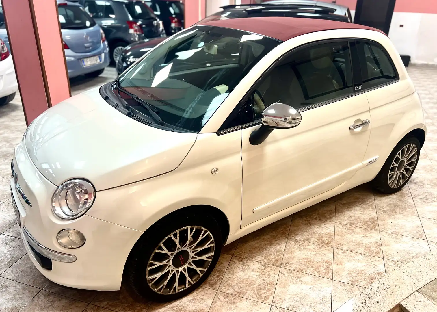 Fiat 500C 1.4 16v Lounge CABRIO 100cv OK NEOPATENTATI pelle - 1