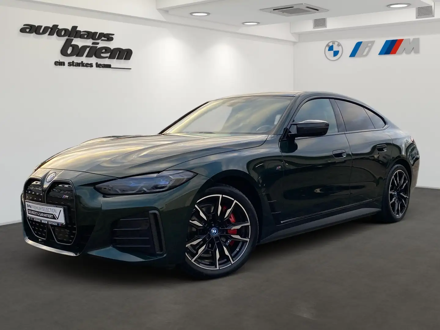 BMW i4 M50 Gran Coupé, M POWER, TOP-AUSSTATTUNG Grün - 1