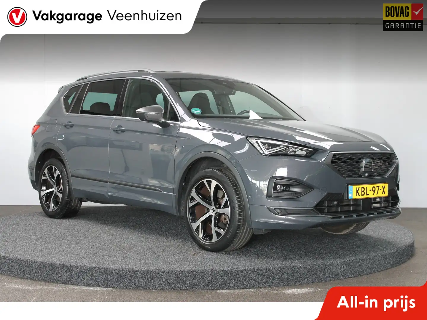 SEAT Tarraco 1.4 TSI e-Hybrid PHEV FR|Rijklaar prijs|360 camera Gris - 1