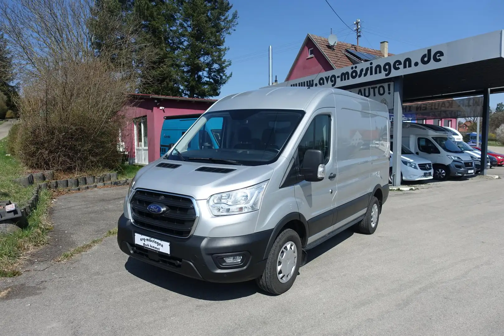 Ford Transit 350 L2 Trend 2.0 TDCi KAT ,Top Zustand Silber - 1