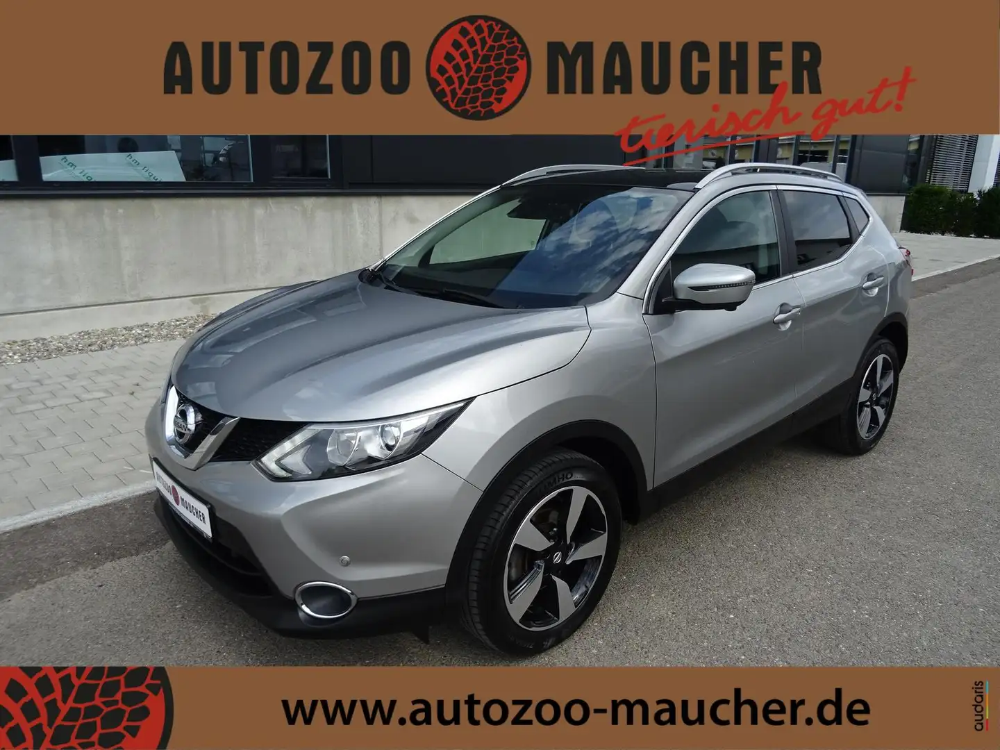 Nissan Qashqai 1.6 SUV NAVI/PANO/AHK/KAMERA/DAB Silber - 1