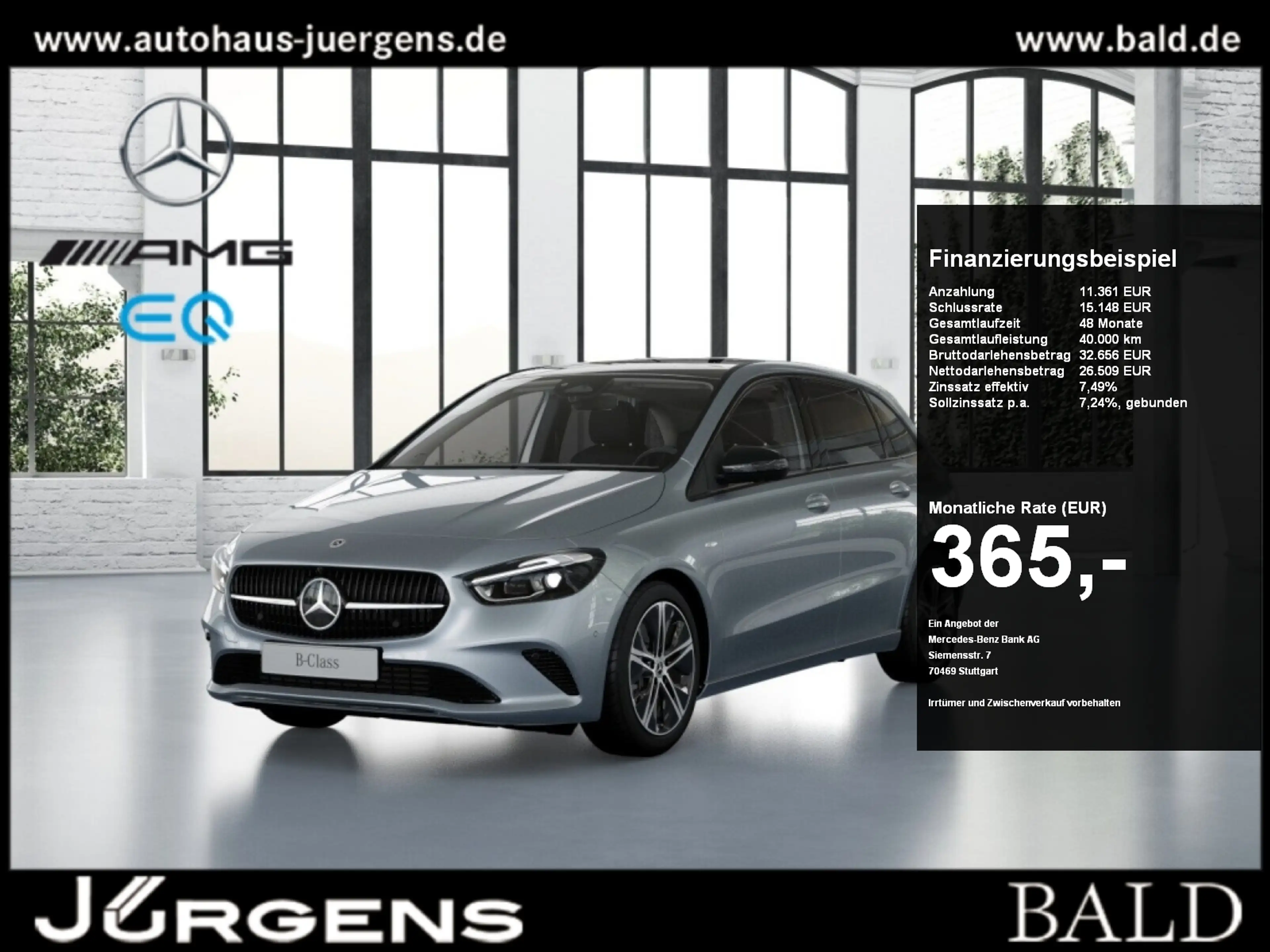 Mercedes-Benz B 250 e Progress+Distr+Pano+AHK+Night+11 KW+Kam