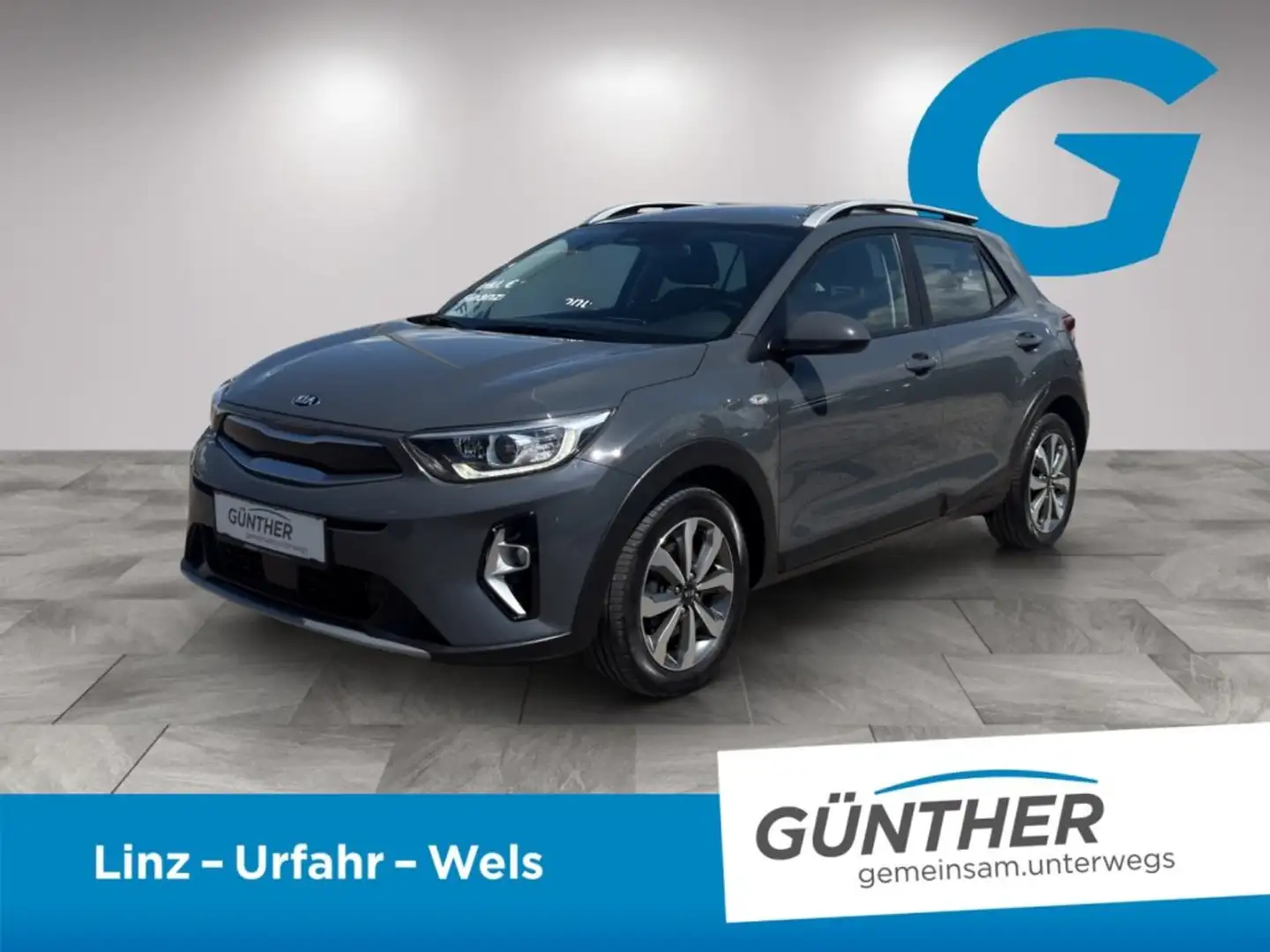 Kia Stonic Silber 1.0 TGDI Grau - 1