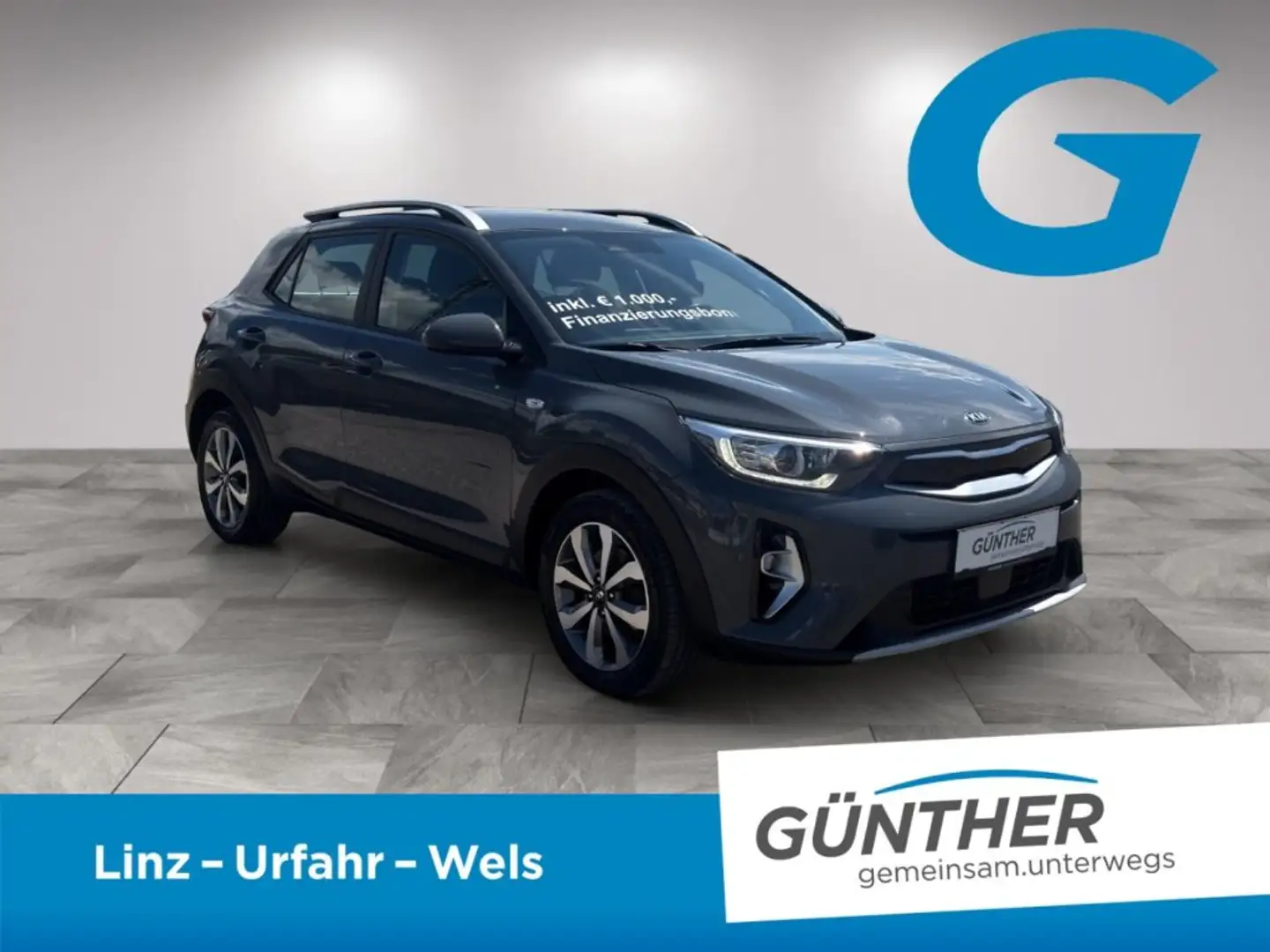 Kia Stonic Silber 1.0 TGDI Grau - 2