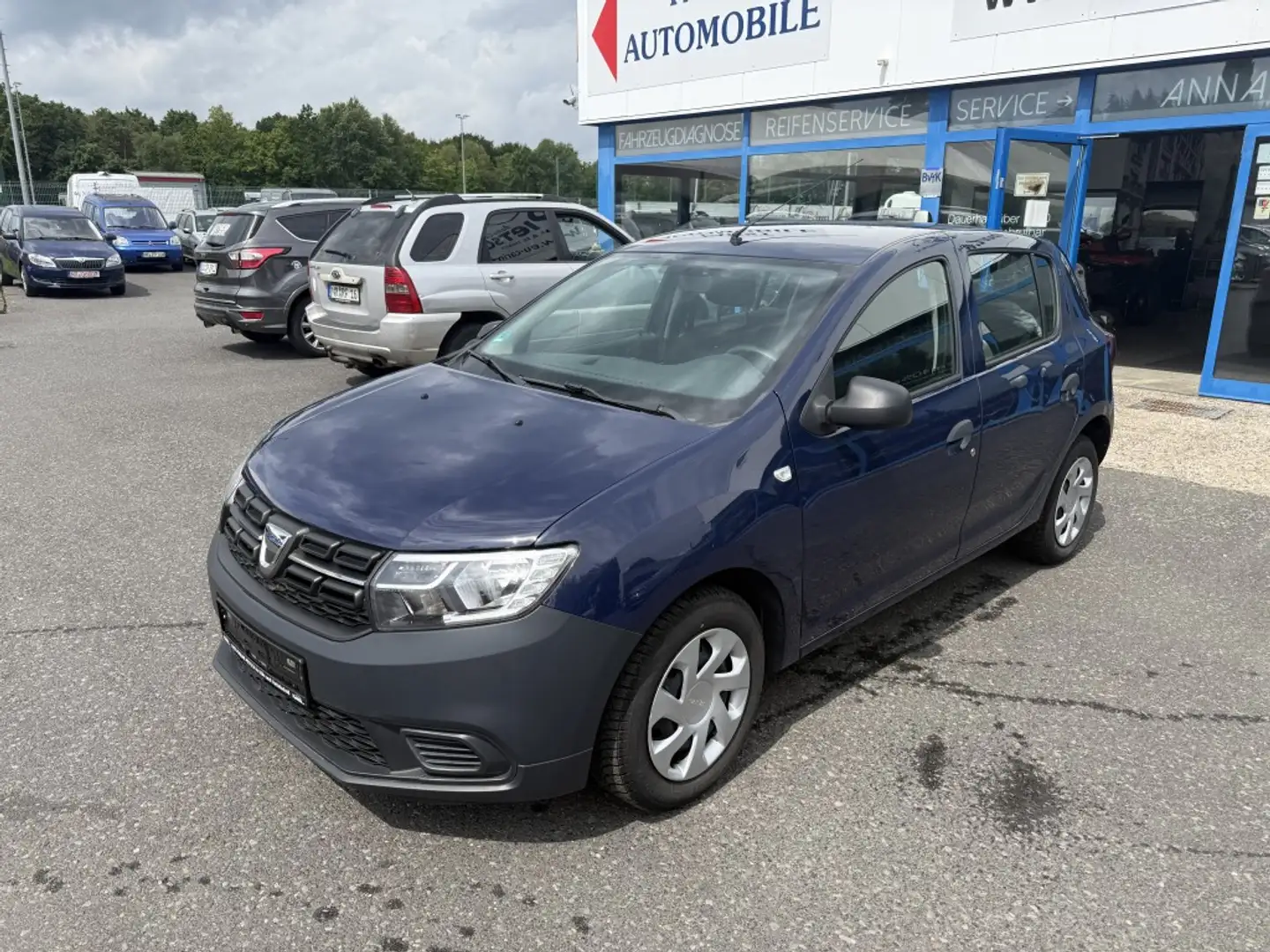Dacia Sandero Access SCHECKHEFTGEPFLEGT WENIG KM Blau - 1