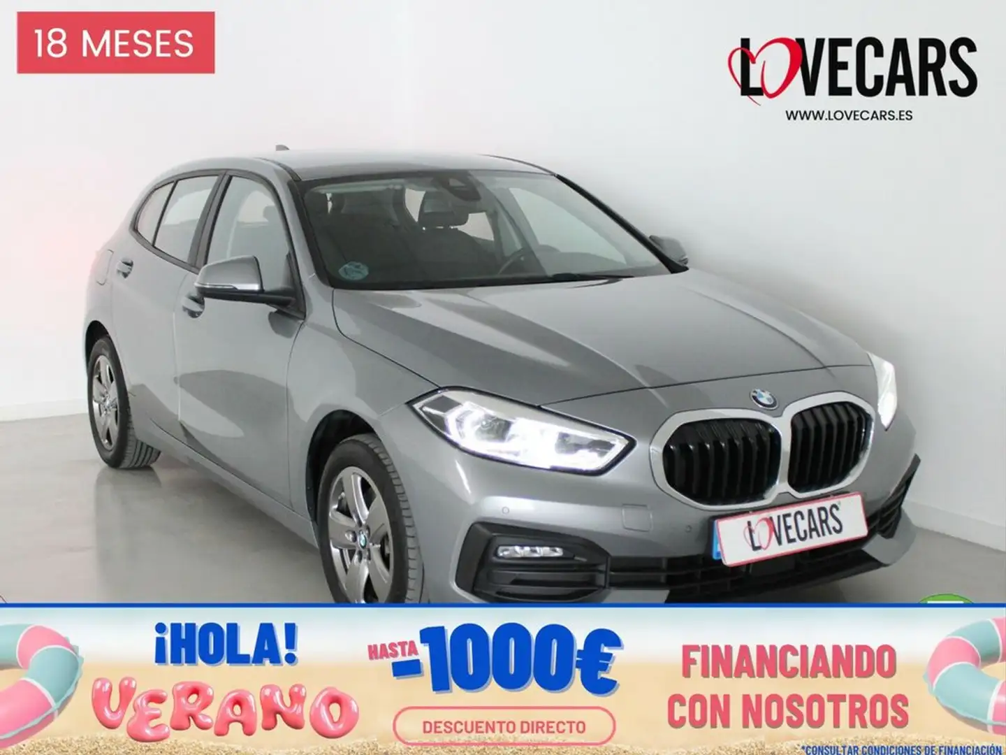 BMW 116 116d Gris - 1