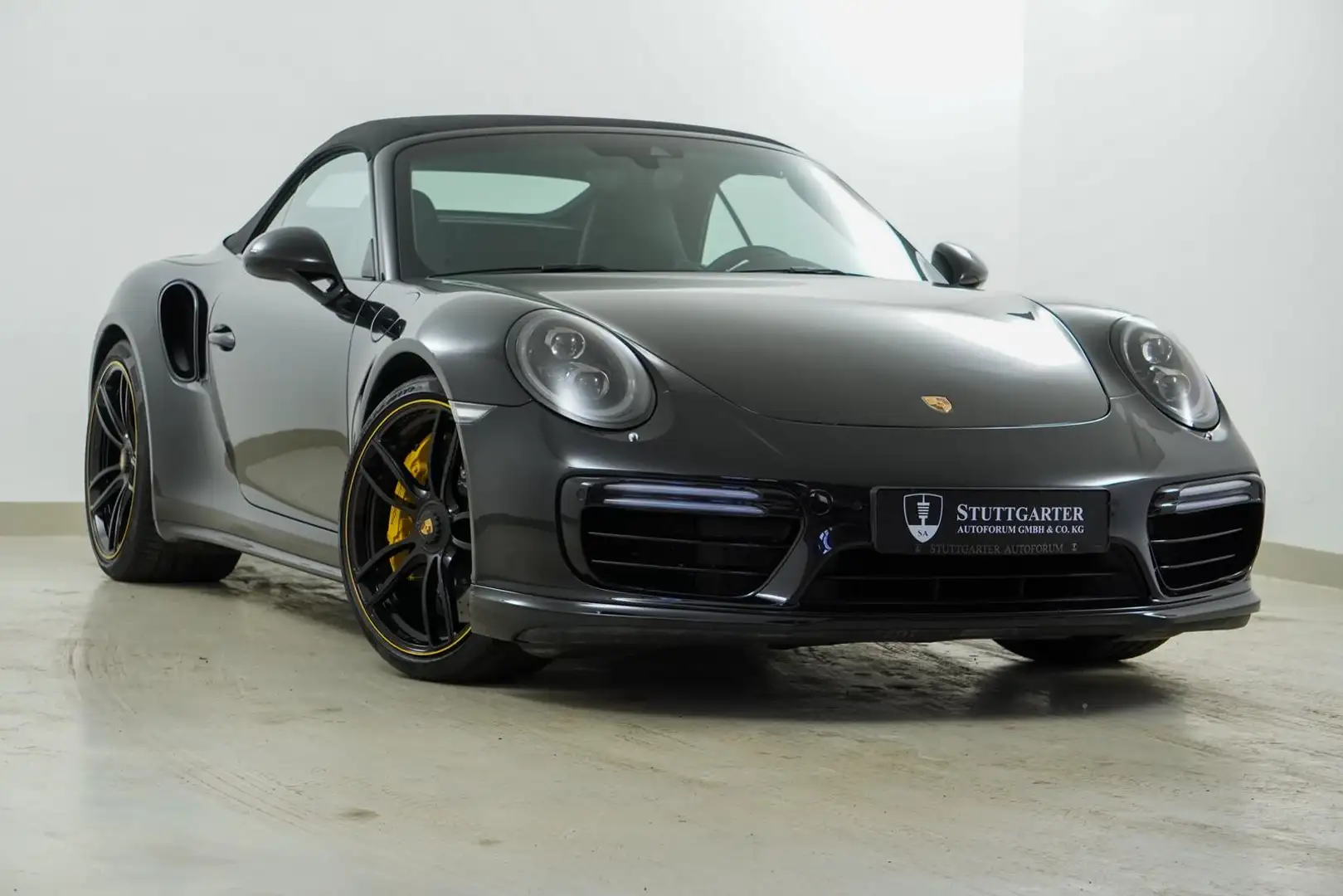 Porsche 911 Turbo S Cabriolet Keramik Chrono TechArt Schwarz - 1