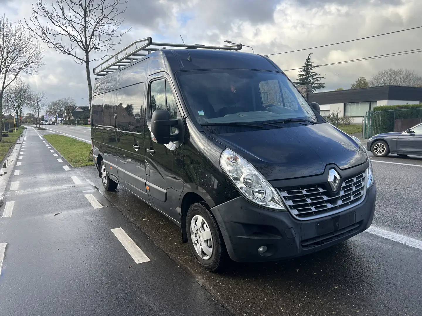 Renault Master Master dCi 125 L3H2 HA  camera inperial /trap trek Zwart - 1