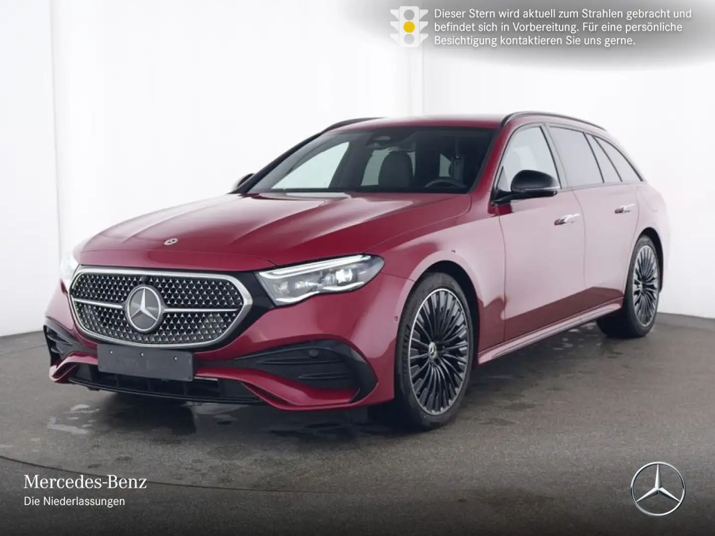 Mercedes-Benz E 300 de T Hybrid AMG 360° Burmester Distr+ HUD 9G Rosso - 2
