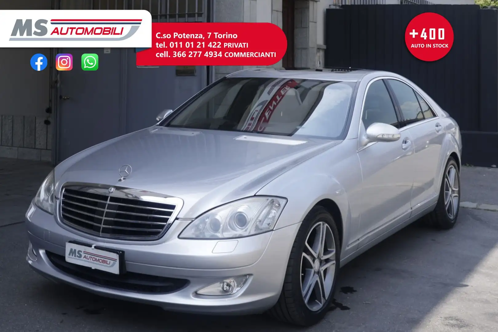 Mercedes-Benz S 320 Mercedes-Benz Classe S 320 CDI 4Matic Avantgarde Argent - 1