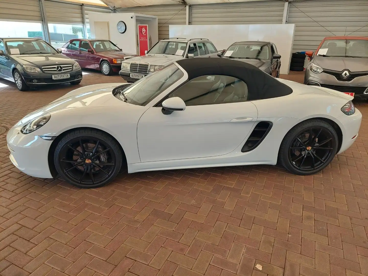 Porsche Boxster 718 Sport Chrono + 20" Approv. 06/2026 TOP Weiß - 2