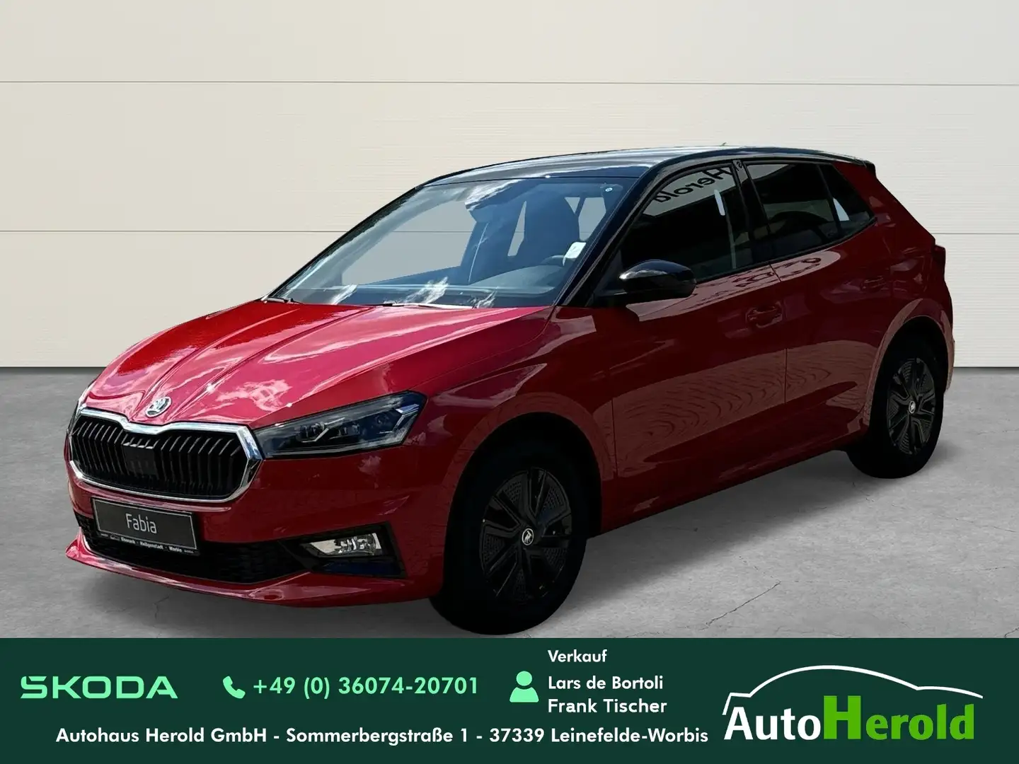 Skoda Fabia Selection 1,0TSI -PV:6.011,-€- ACC+behzb.WSS+LED Rot - 1