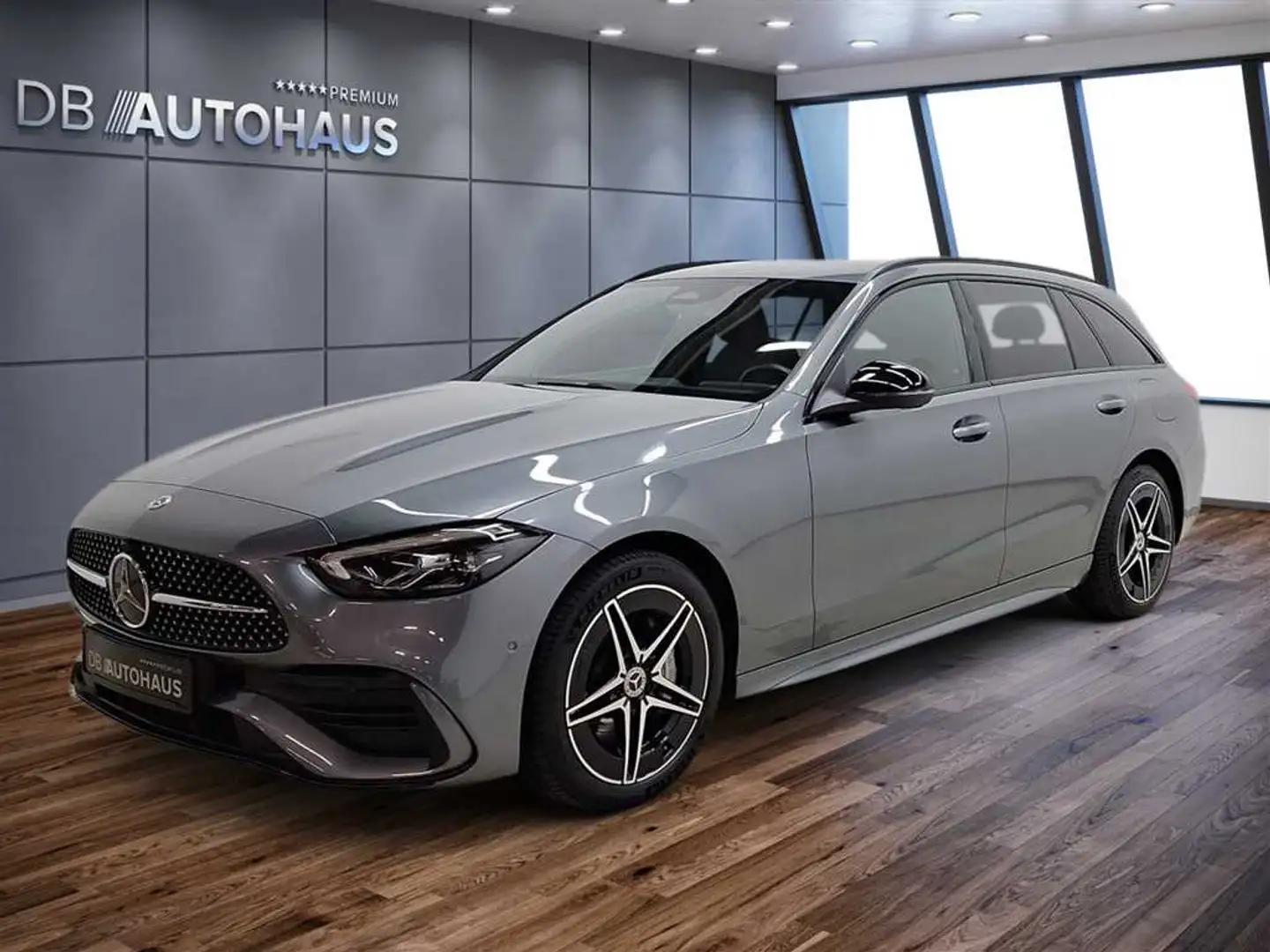 Mercedes-Benz C 300 e T AMG Line 9G-tronic Gris - 1