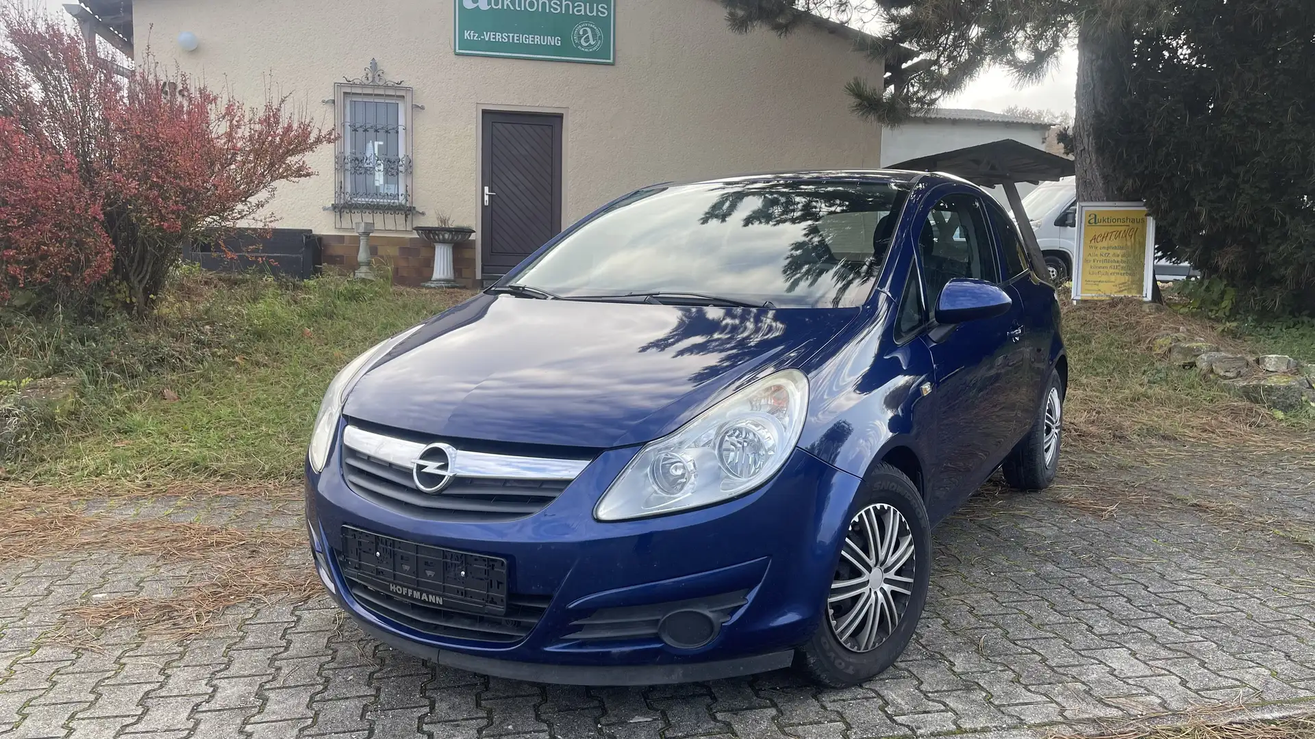 Opel Corsa Edition - TÜV 09/2027, AHK, Klima - Blau - 2
