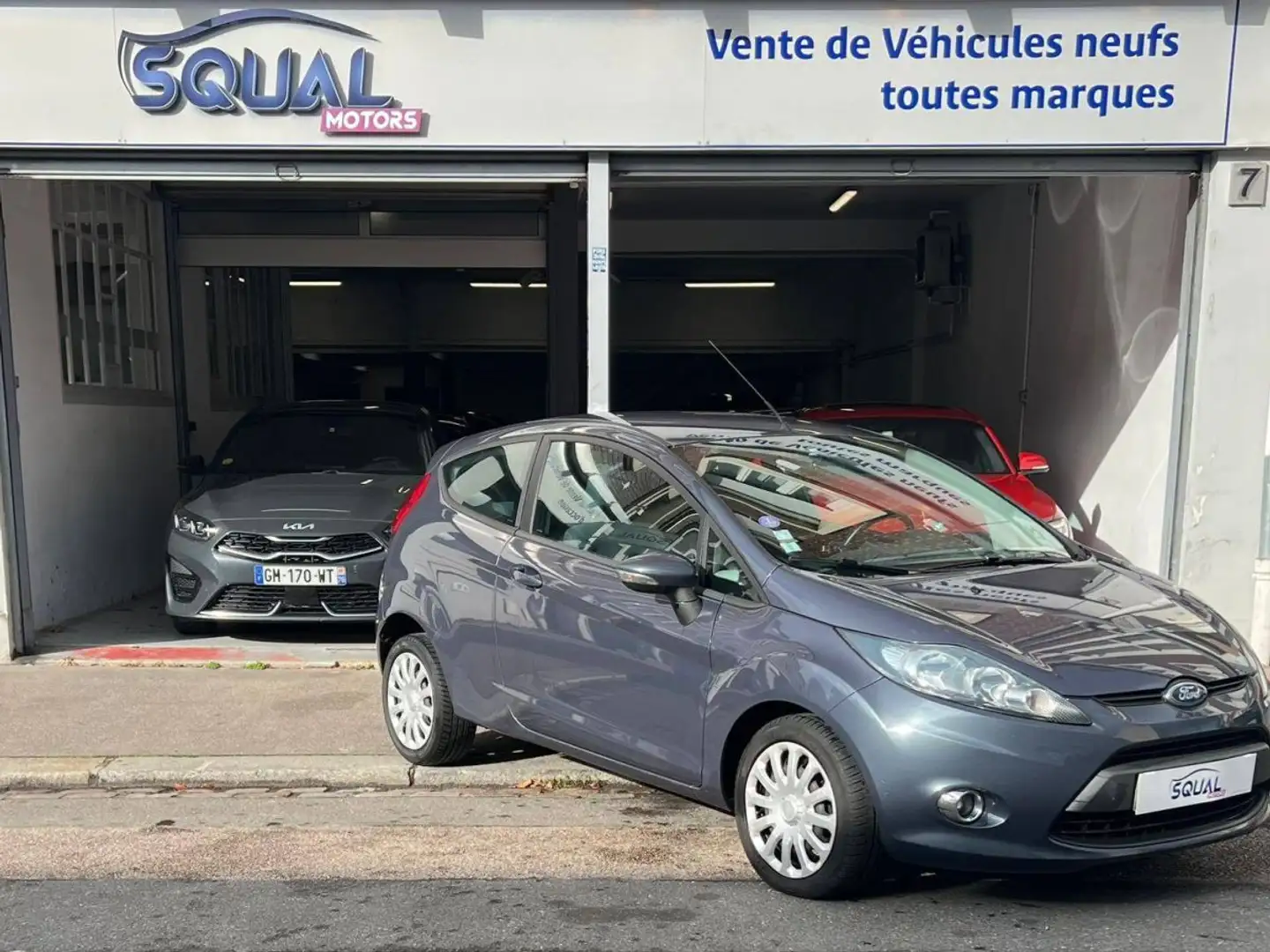 Ford Fiesta IV 1.25 60ch Trend 3p Gris - 2