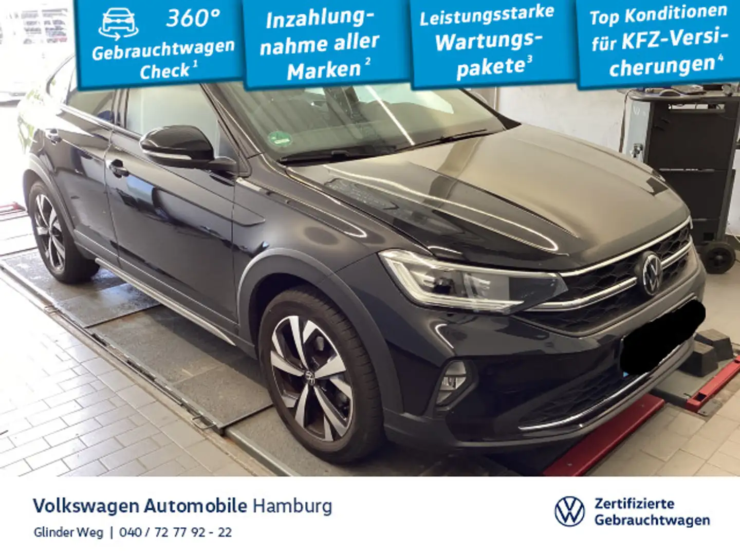Volkswagen Taigo 1.5 TSI DSG Style AppConnect Einparhilfe Schwarz - 1