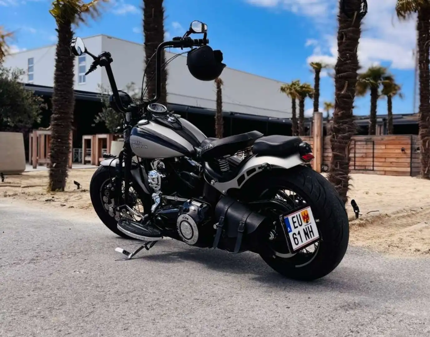 Harley-Davidson Softail Cross Bones / FLSTSB Gris - 1