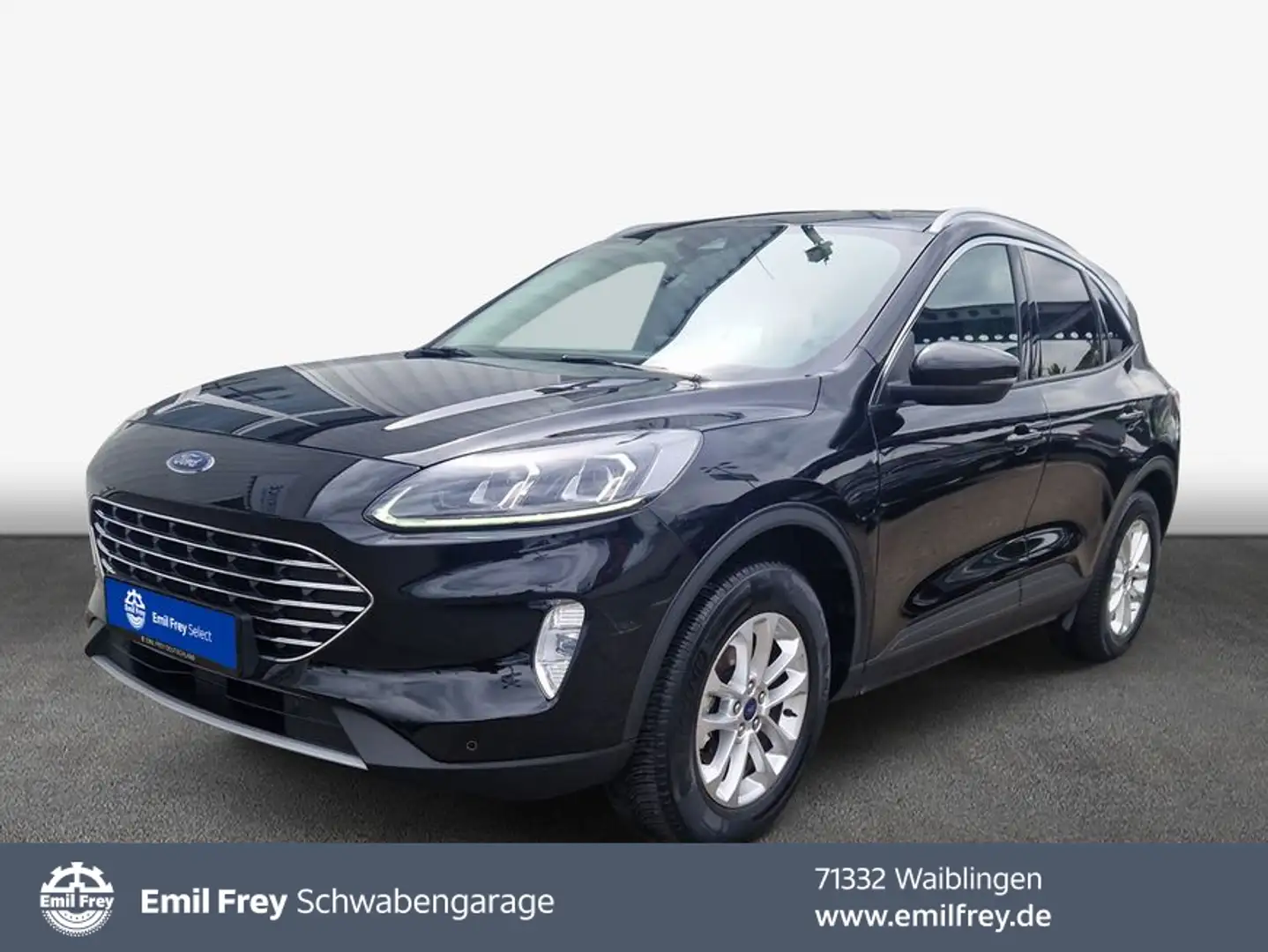 Ford Kuga 2.5 Duratec FHEV 4x4 TITANIUM X *AHK/Pano* Zwart - 1