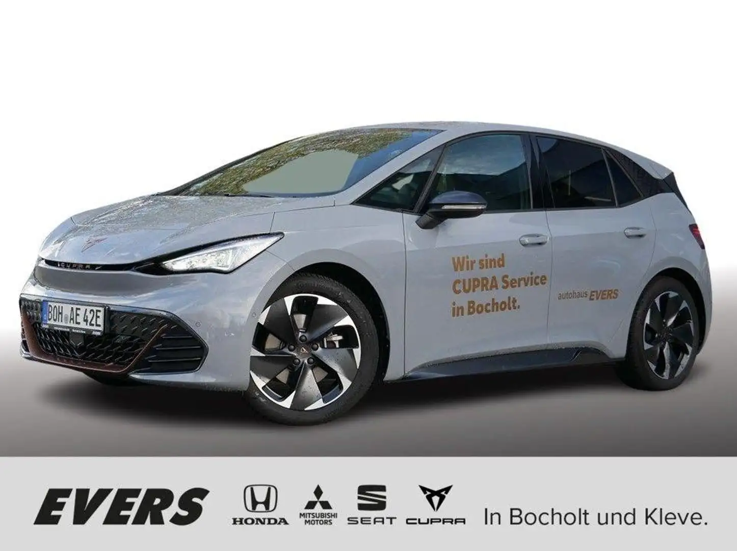 CUPRA Born 150kW/58kWh ACC+KESSY+SHZ+NAVI+LED Gris - 1