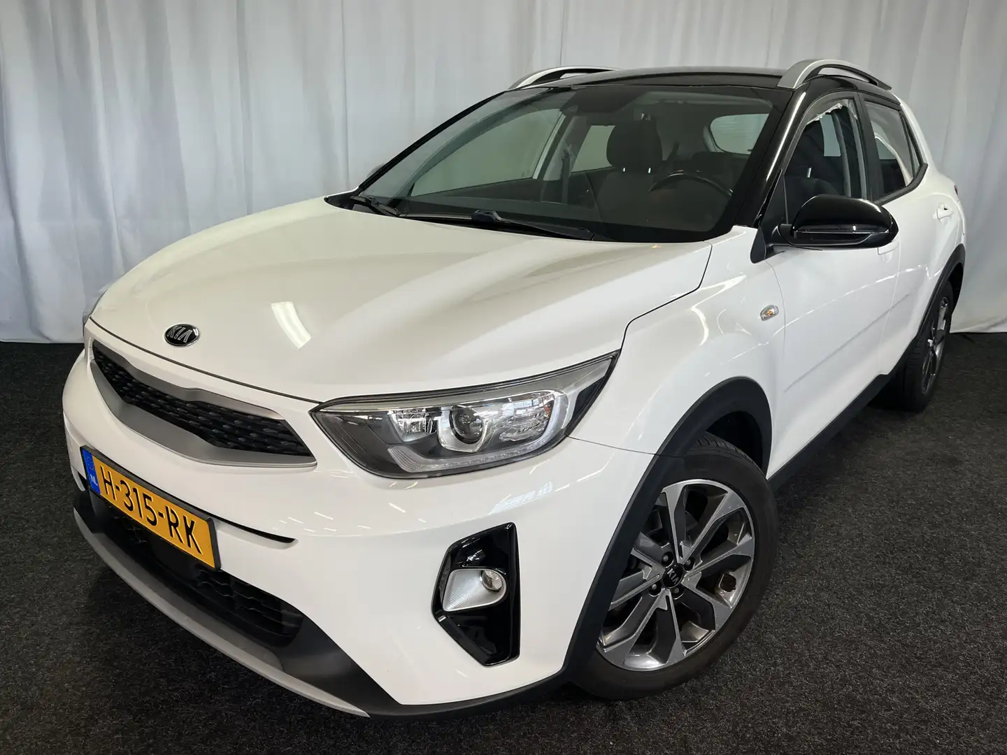 Kia Stonic 1.0 T-GDi DynamicLine 1E EIGN/AIRCO/AUTOMAAT/APPLE Blanc - 1