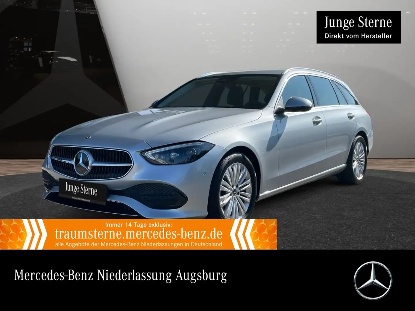 Mercedes-Benz C 200 T AVANTG+KAMERA+TOTW+KEYLESS+9G Argent - 1