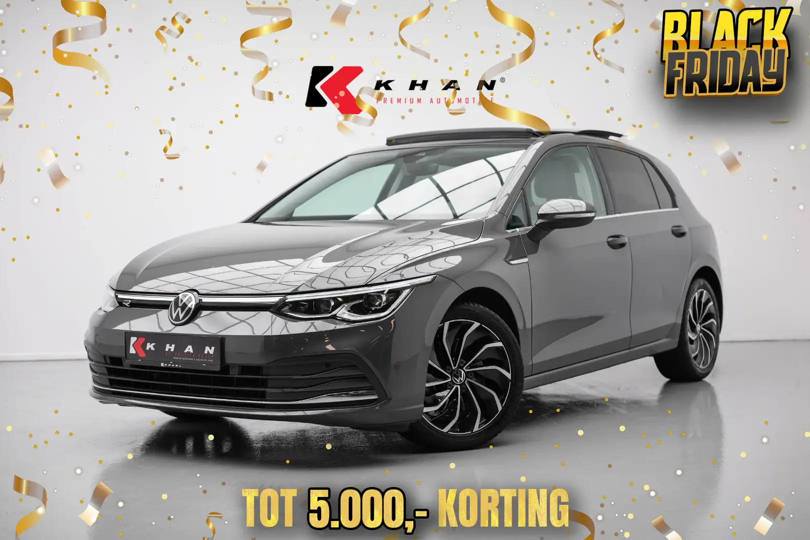 Volkswagen Golf 1.5 TSI Highline Business R |Pano|Memory|Camera|Ma Gris - 1