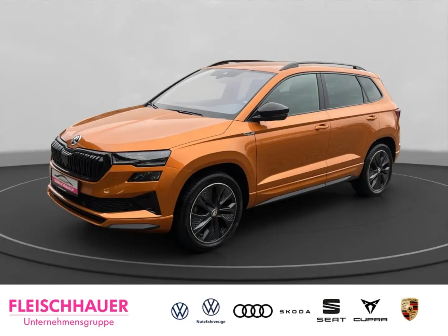 Skoda Karoq Sportline 4x4 2.0 TDI AHK Navi el.Heckdeckel Orange - 1