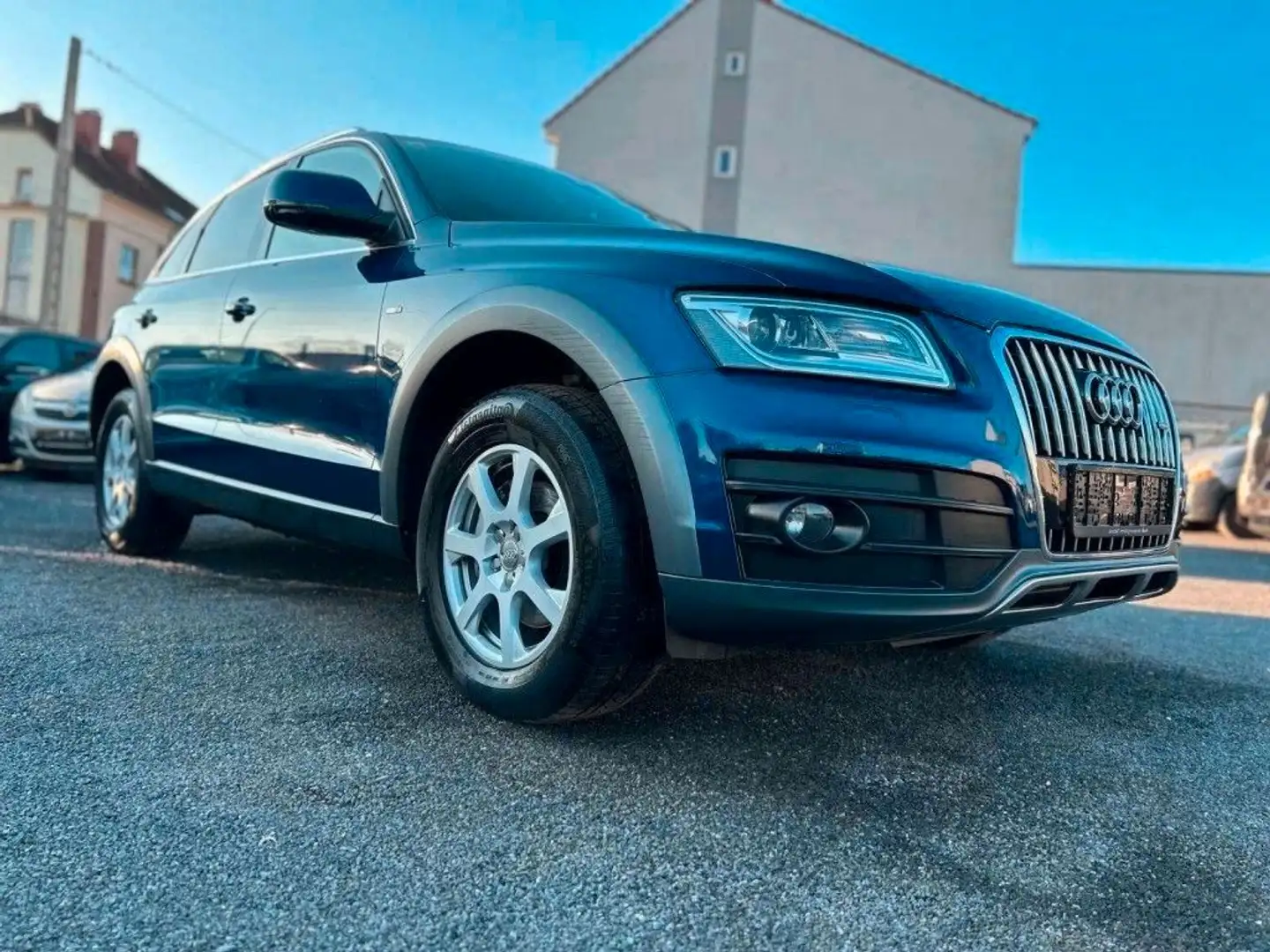 Audi Q5 2.0 TDI  QUATTRO S-LINE STANDHZ + ACC + PANO Blau - 2