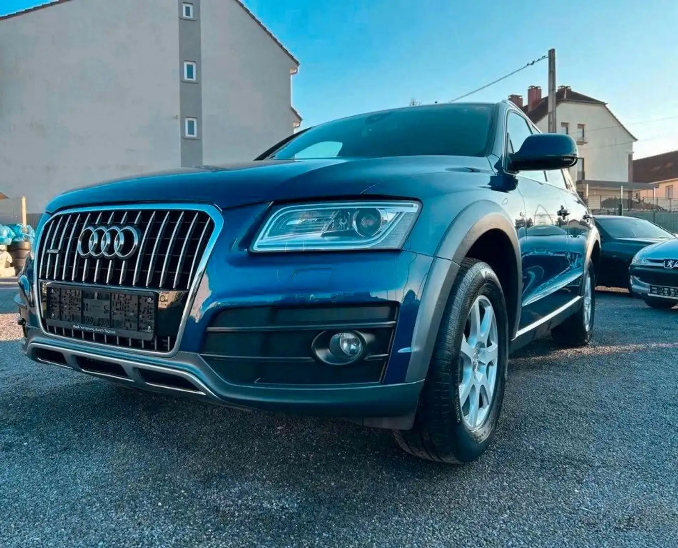 Audi Q5 2.0 TDI  QUATTRO S-LINE STANDHZ + ACC + PANO Blau - 1