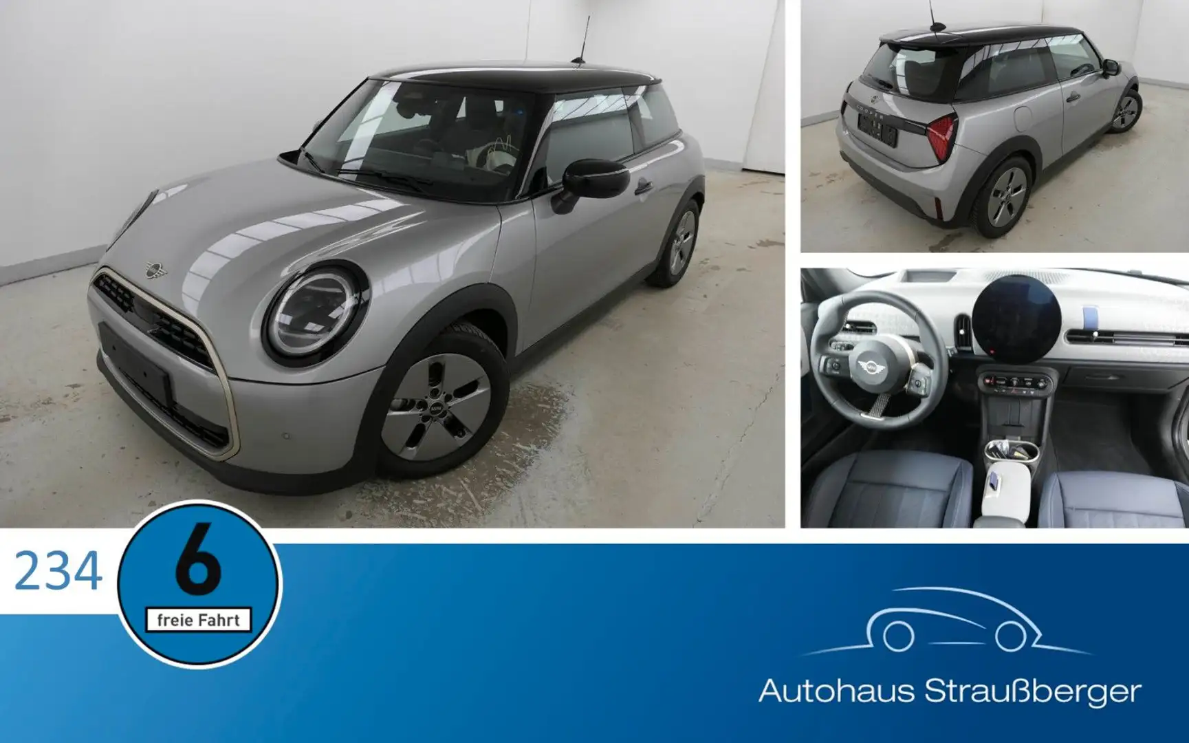 MINI Cooper C Favoured Trim TMP HUD SHZ KZU NAVI Silber - 1