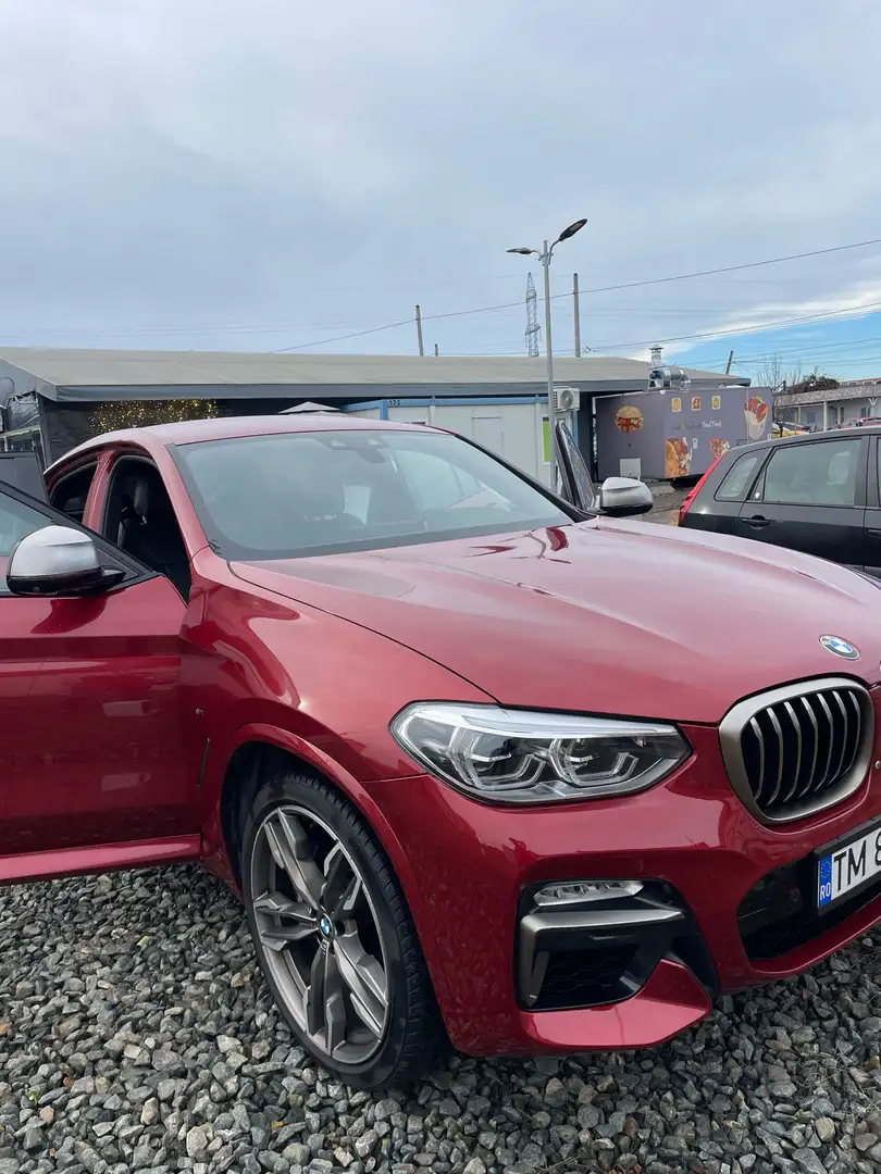 BMW X4 M M40d Piros - 1