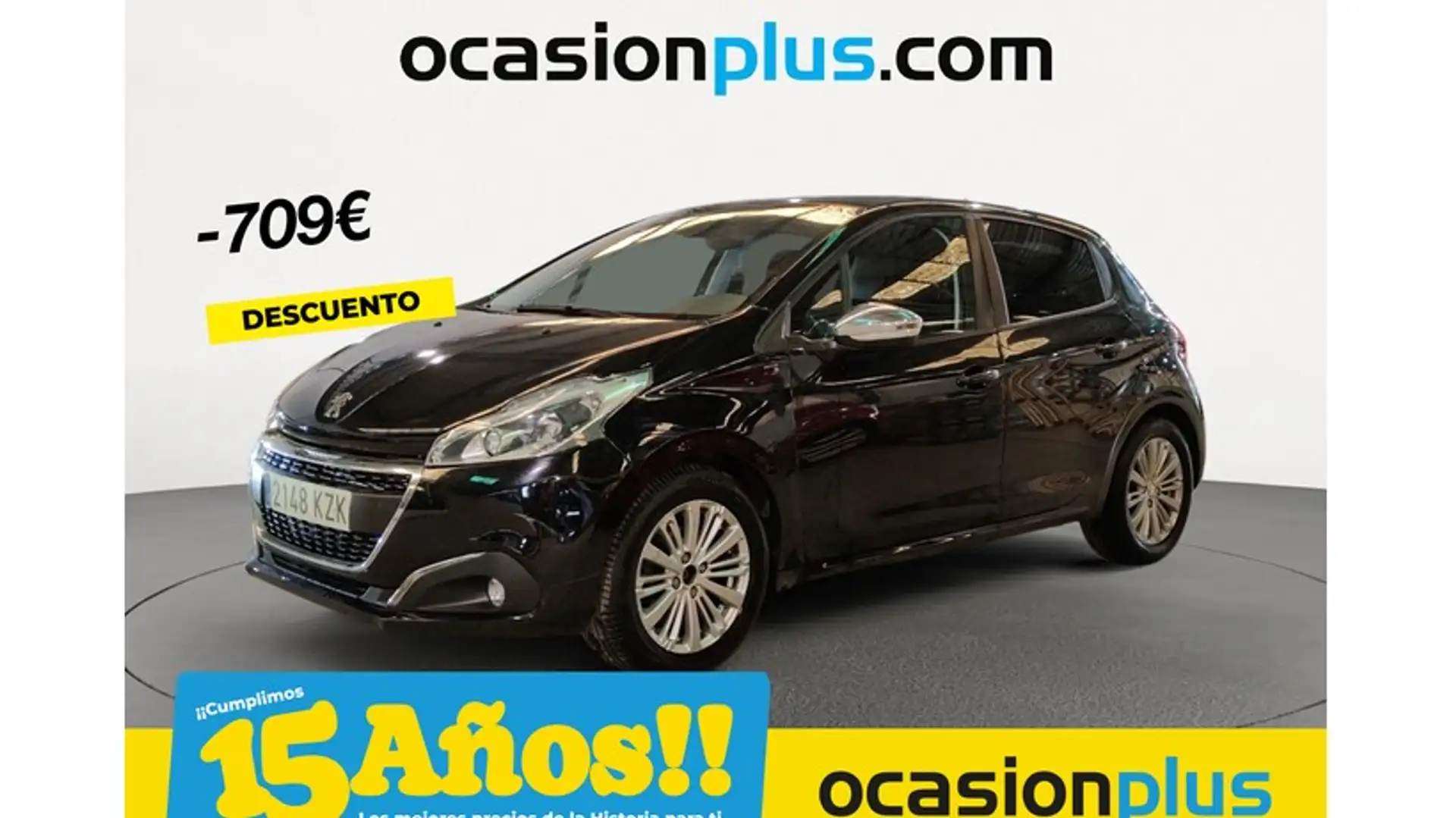 Peugeot 208 1.2 PureTech S&S Signature 82 Noir - 1