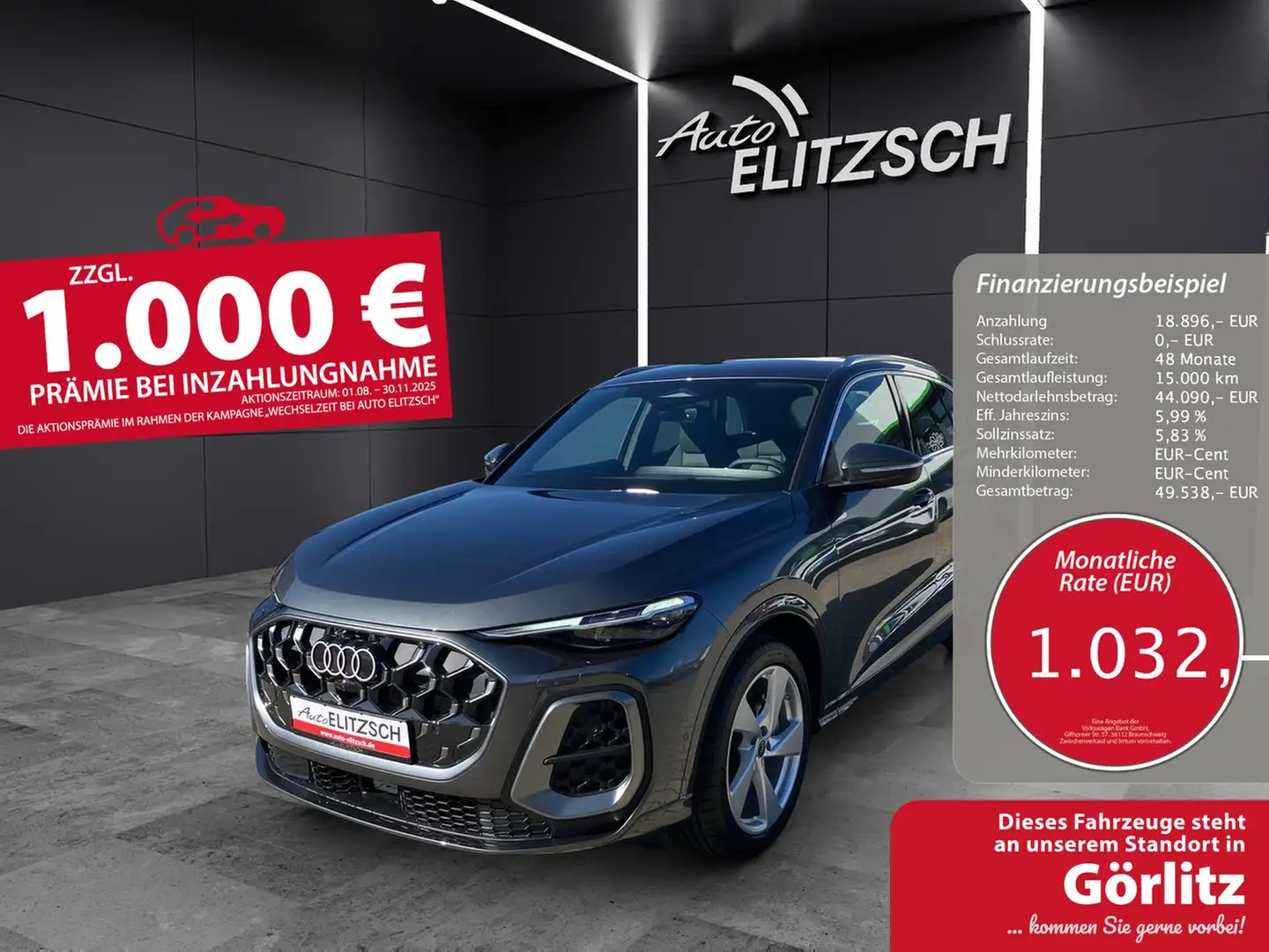 Audi Q5 TDI 150 kW quattro S tronic Grau - 1