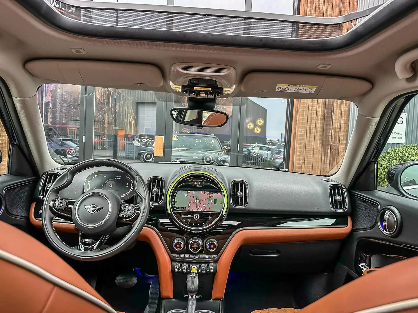 MINI Cooper S Countryman Mini 2.0 E ALL4 Business Edition 220pk/Bruin leer/ Černá - 2