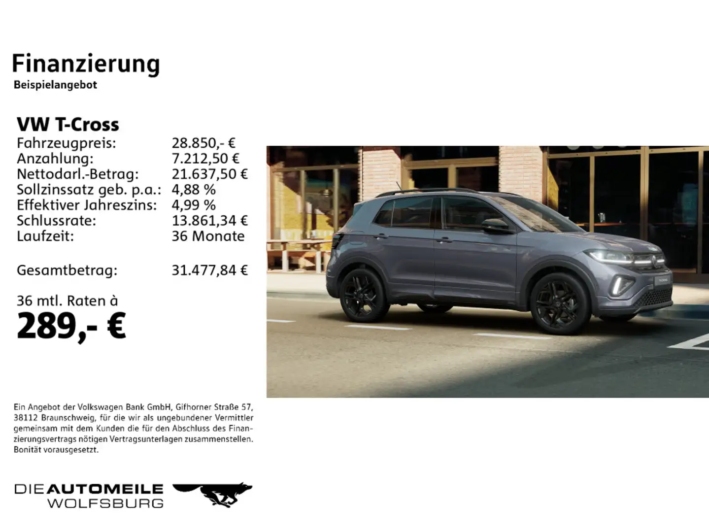 Volkswagen T-Cross 1.5 TSI DSG R-Line Black Style Matrix/AC Grau - 2