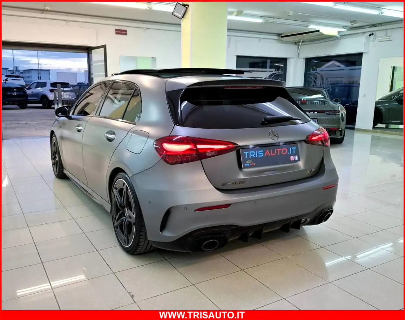 Mercedes-Benz A 35 AMG 2.0T 4matic Advanced Plus (TETTO PANORAMICO Grigio - 2
