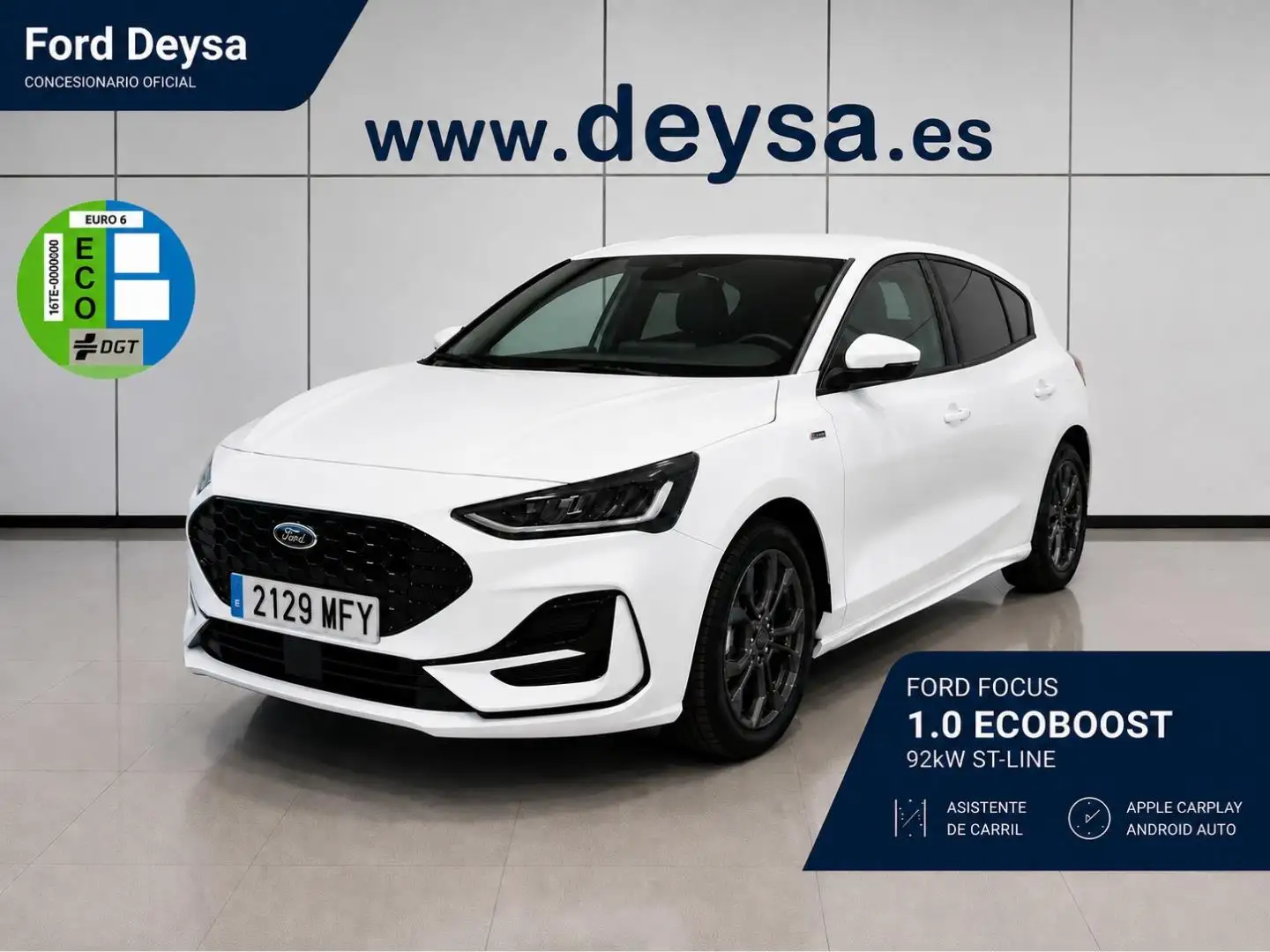 Ford Focus 1.0 Ecoboost MHEV ST-Line 125 Blanco - 1