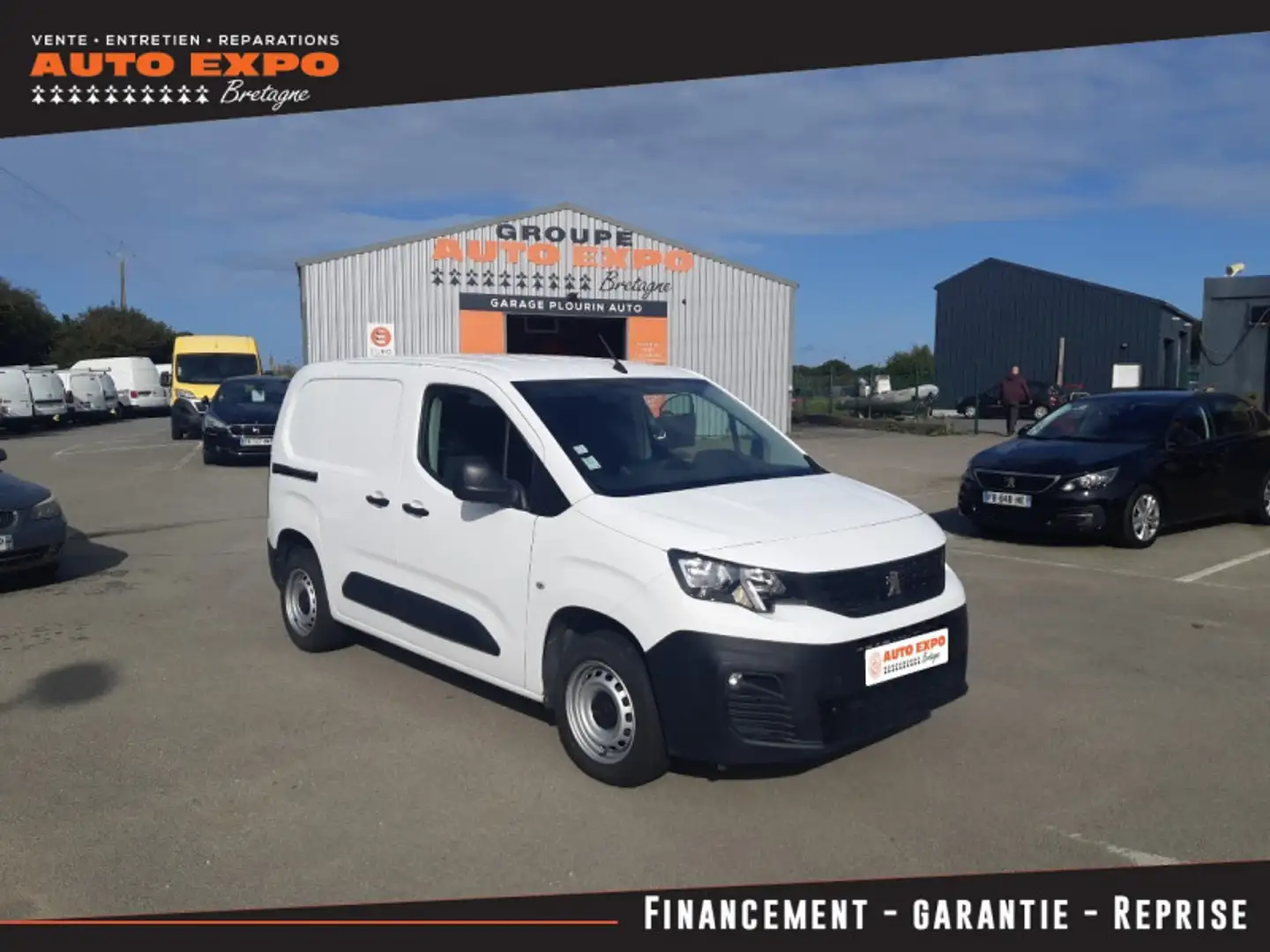 Peugeot Partner STANDARD 1000KG BLUEHDI 75CH PREMIUM 9990¤ hors taxes Blanc - 1