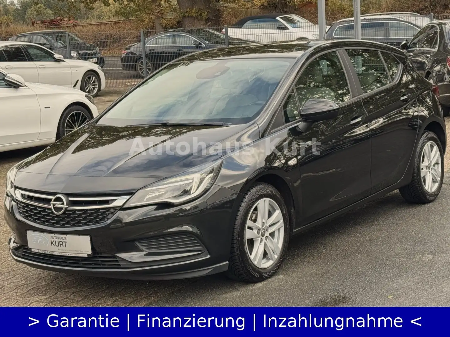 Opel Astra K Edition Lim. *KLIMAAUT.*SPUR*1.HD*TEMPO* Negro - 1