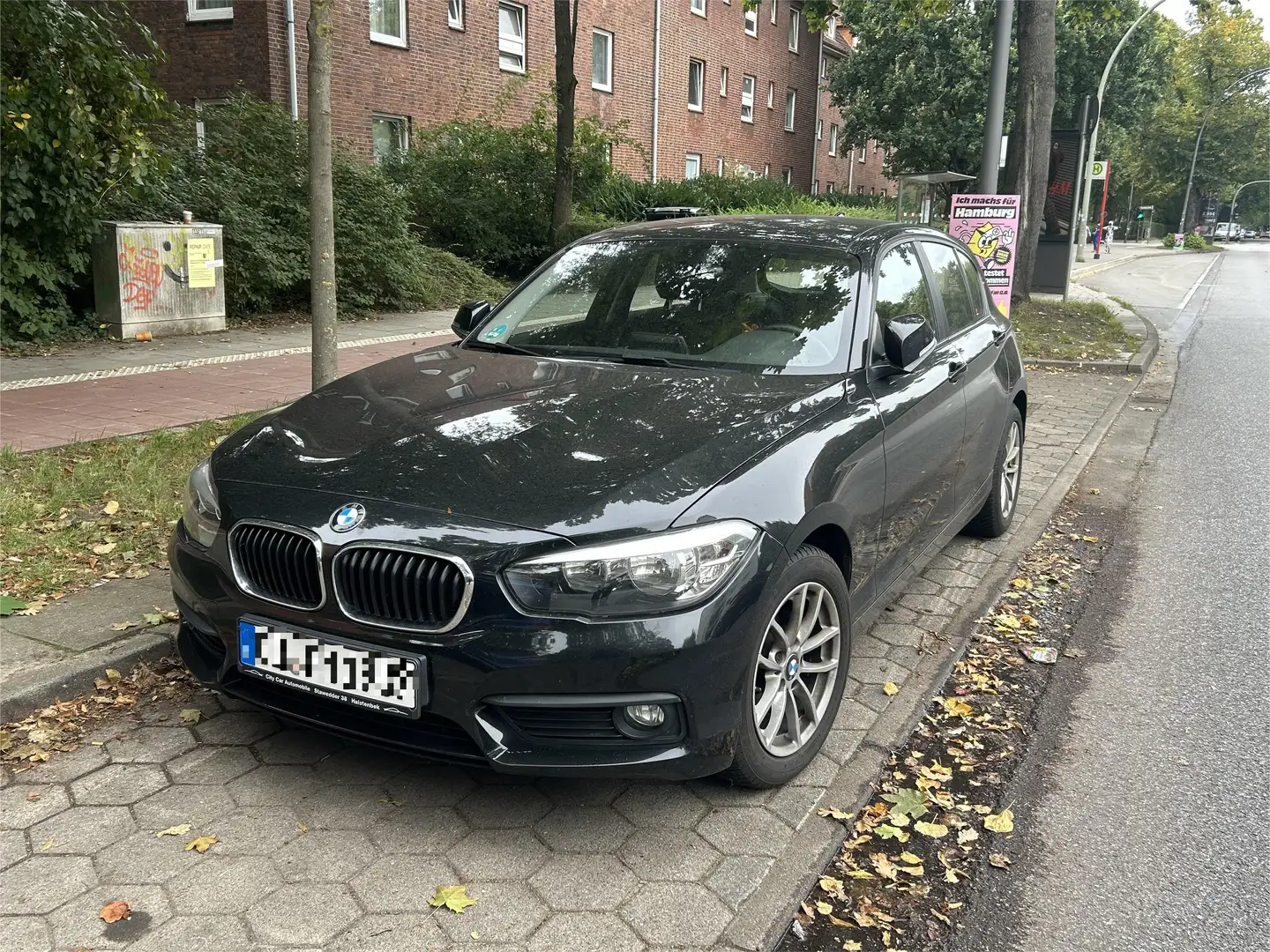 BMW 116 116d Sport Line Schwarz - 1