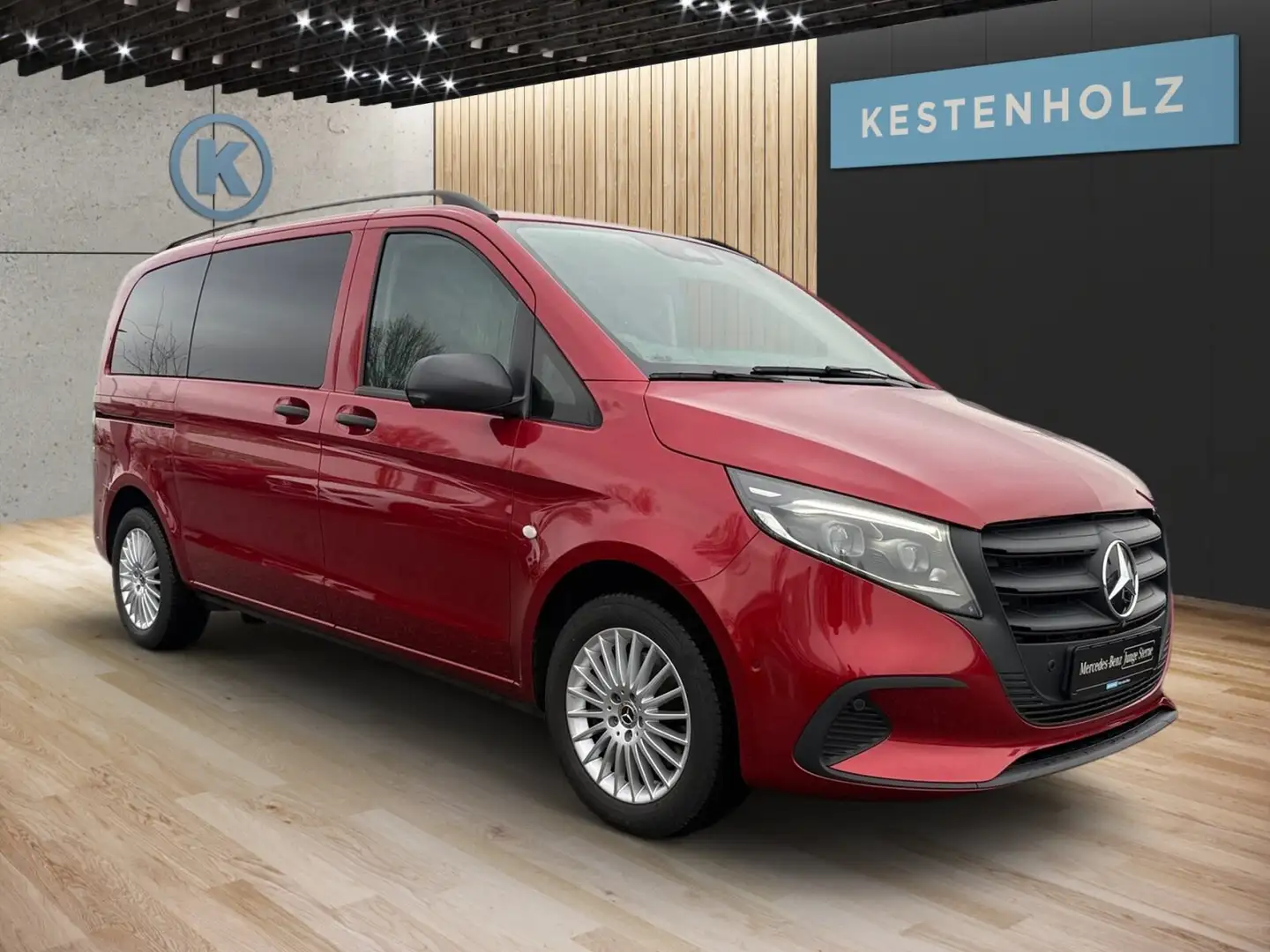 Mercedes-Benz Vito Vito 116 CDI Tourer PRO Kompakt *AHK*SHZ*KAMERA* Rot - 2