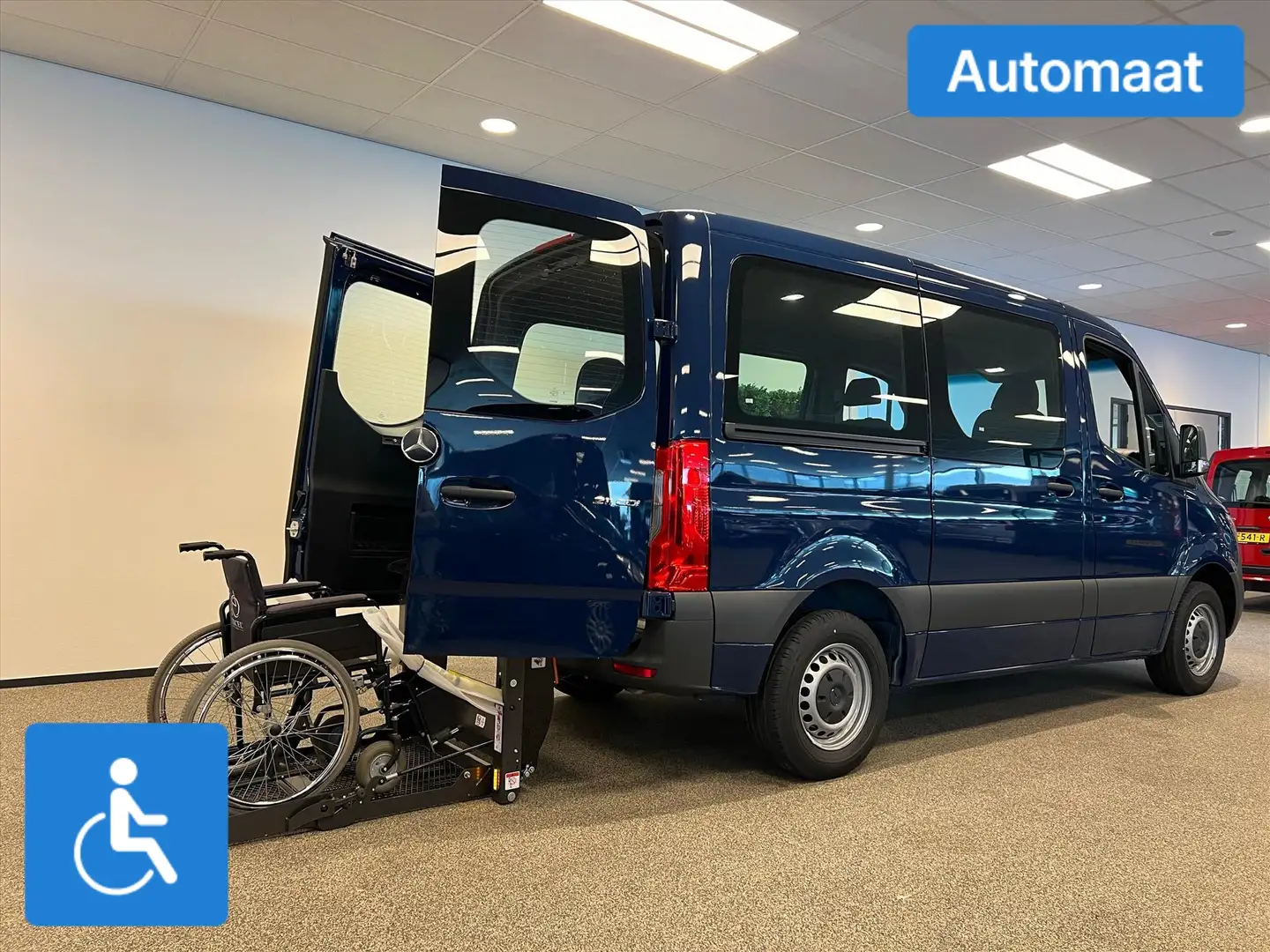 Mercedes-Benz Sprinter L1H1 Rolstoelbus Automaat Blauw - 2