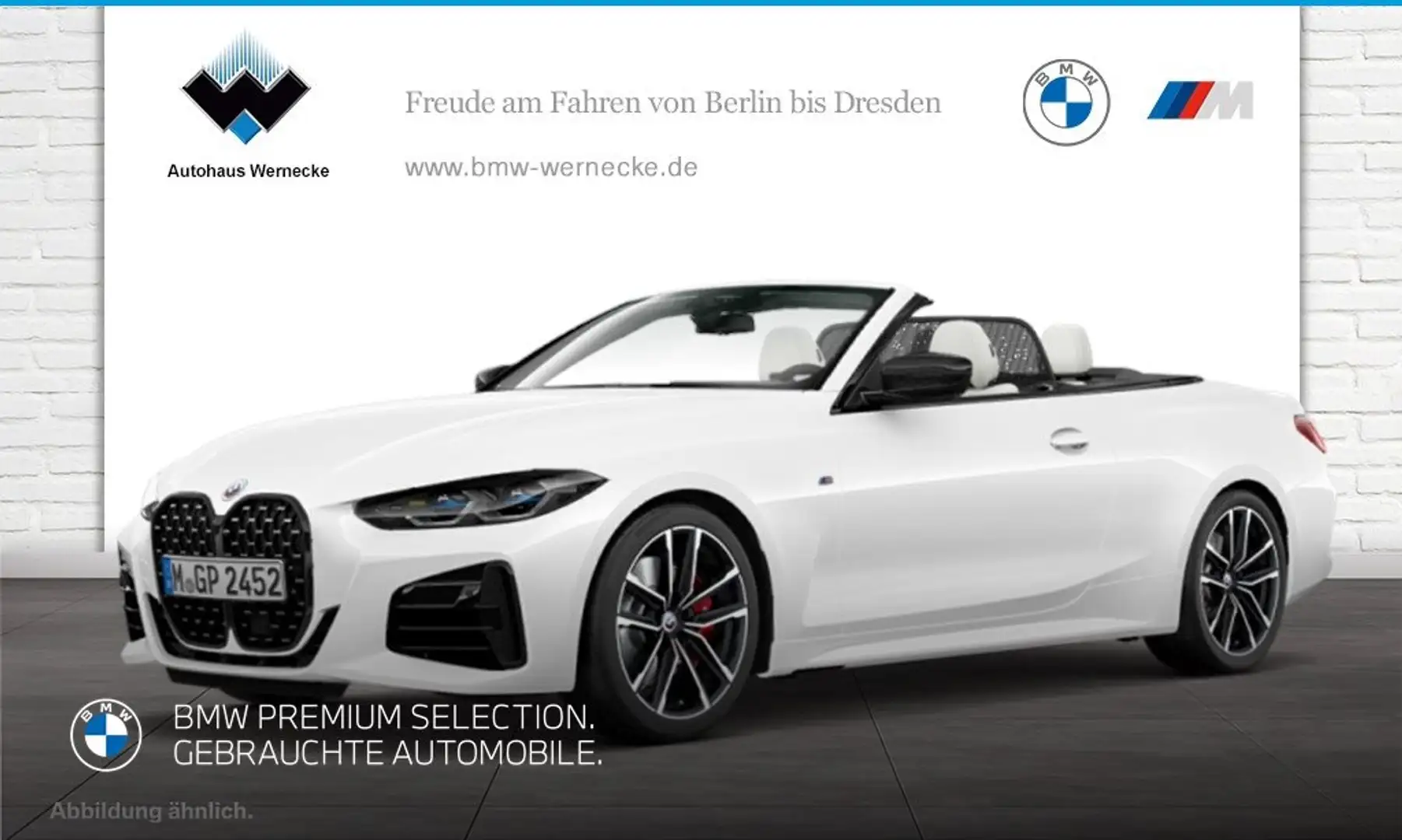 BMW 440 M440i xDrive Cabrio Head-Up HK HiFi DAB WLAN Wit - 1