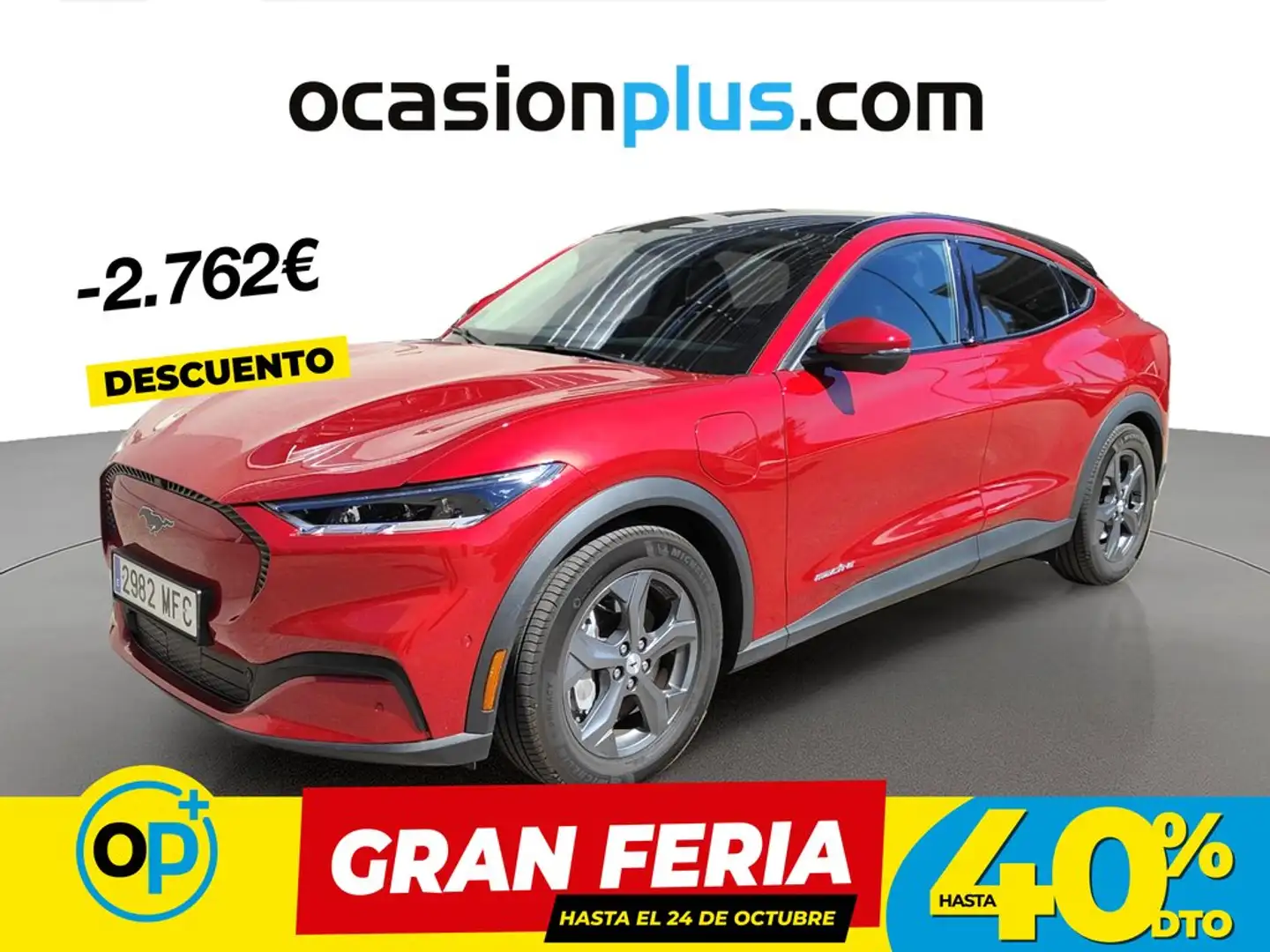 Ford Mustang Mach-E Base RWD Rango estandar Rojo - 1