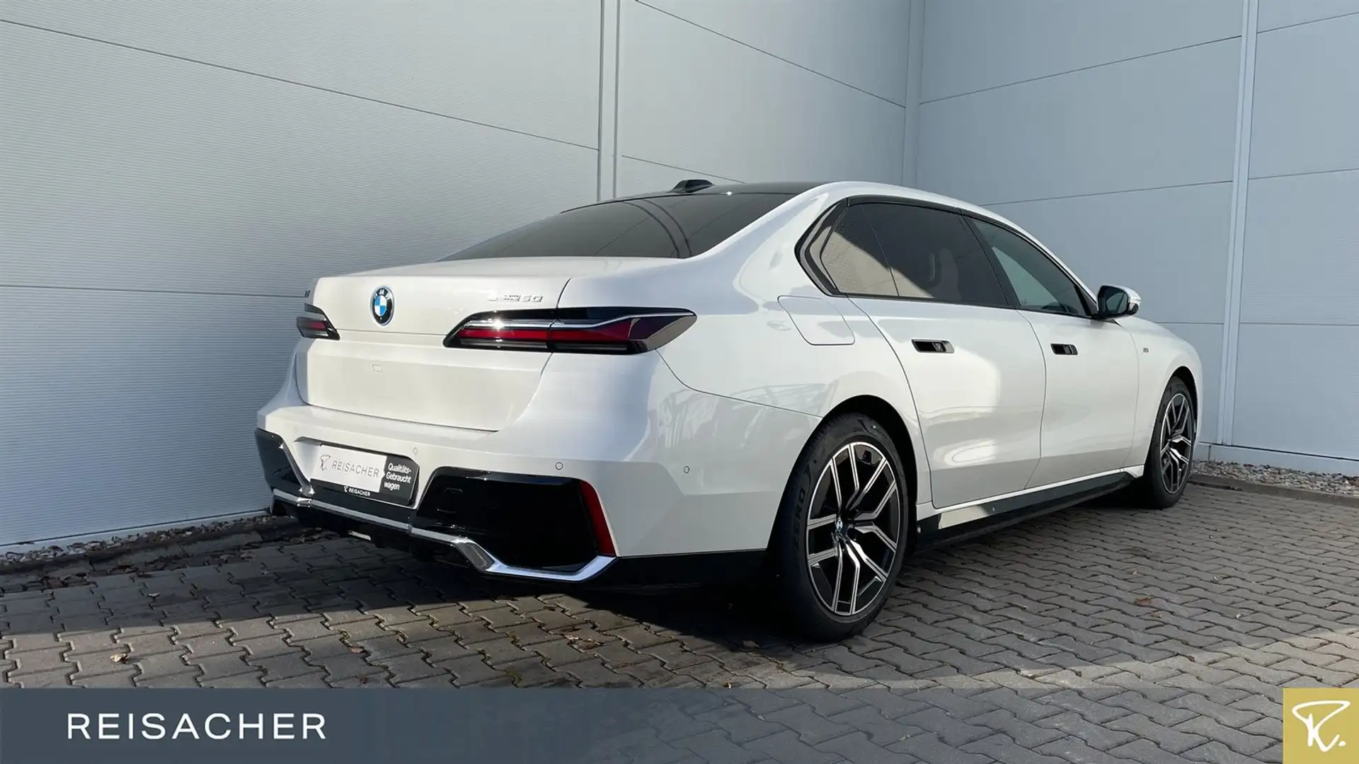 BMW i7 A eDrive50 M Sport,DAPro.Fond-Entertainment Weiß - 2