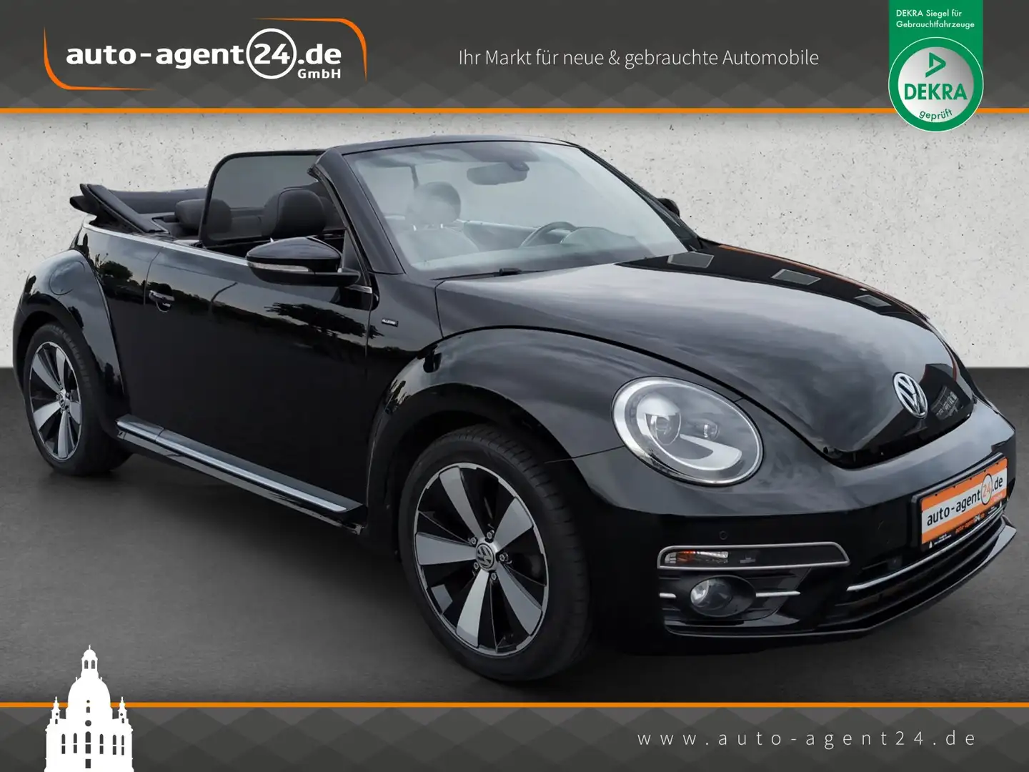 Volkswagen Beetle Cabrio 1.4 TSI Allstar+/R-Line/Kamera Schwarz - 1