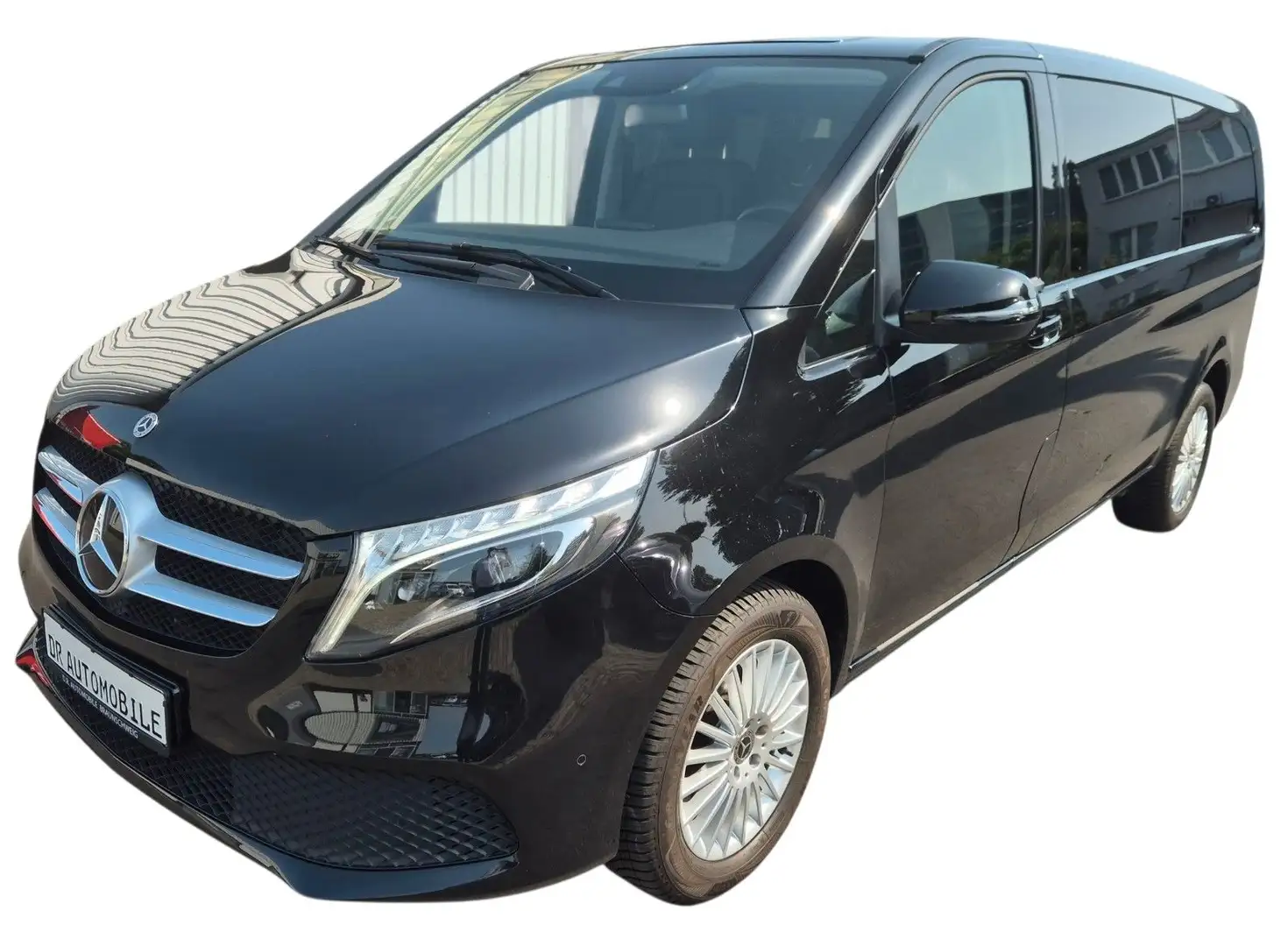 Mercedes-Benz V 220 V 250 4MATIC extralang Leder AHK Navi APP Schwarz - 1