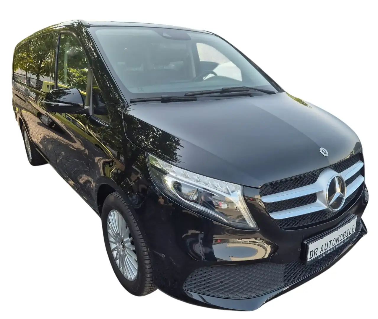 Mercedes-Benz V 220 V 250 4MATIC extralang Leder AHK Navi APP Schwarz - 2