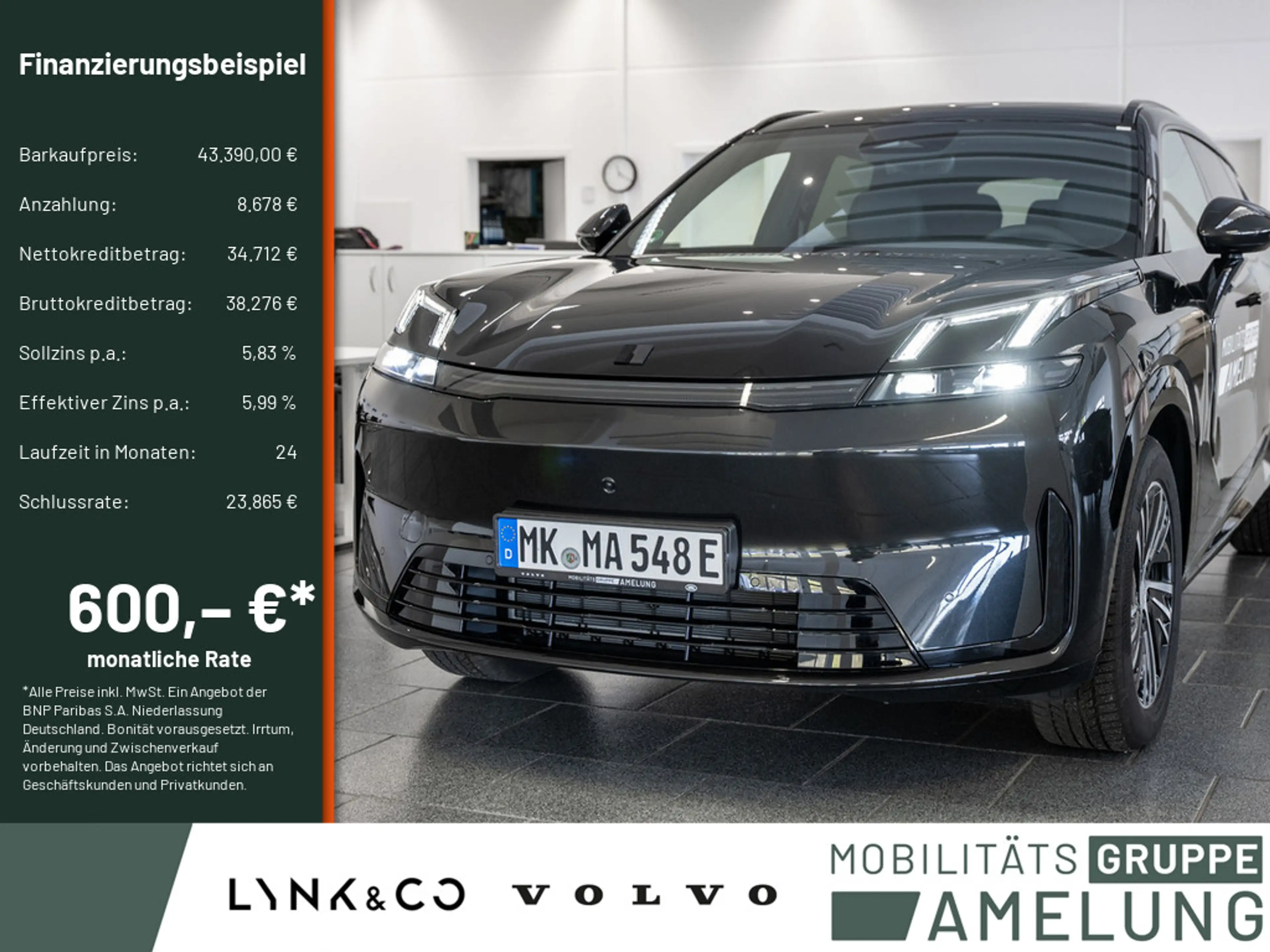 Lynk & Co 08 Core KAMERA NAVI W-LAN ACC LED PANO 360°